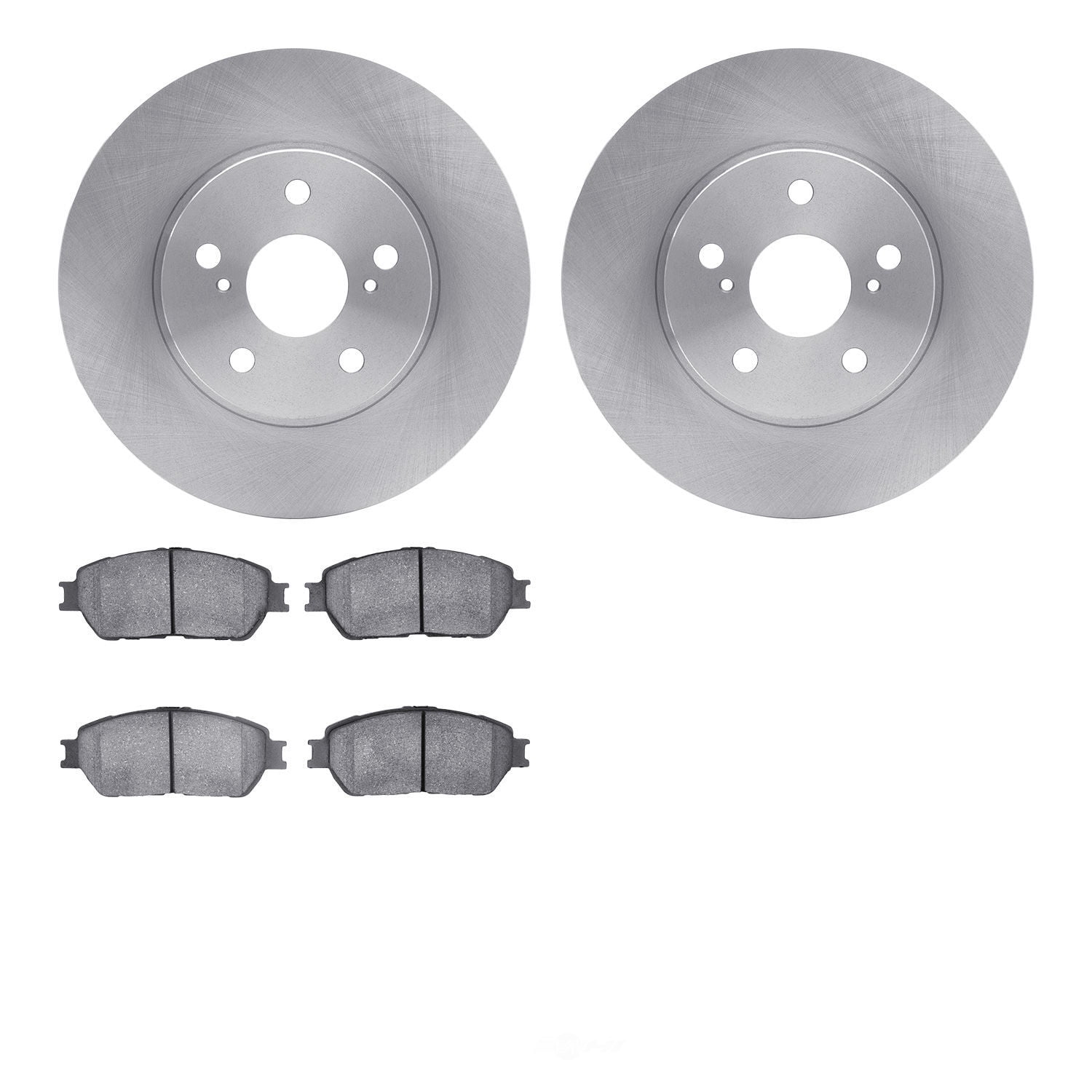Dynamic Friction Company 6502-76425 DFC Brake Rotor with 5000 Advanced Brake Pads