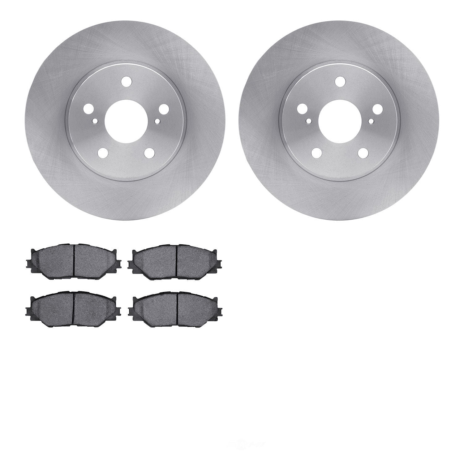 Dynamic Friction Company 6502-76428 DFC Brake Rotor with 5000 Advanced Brake Pads