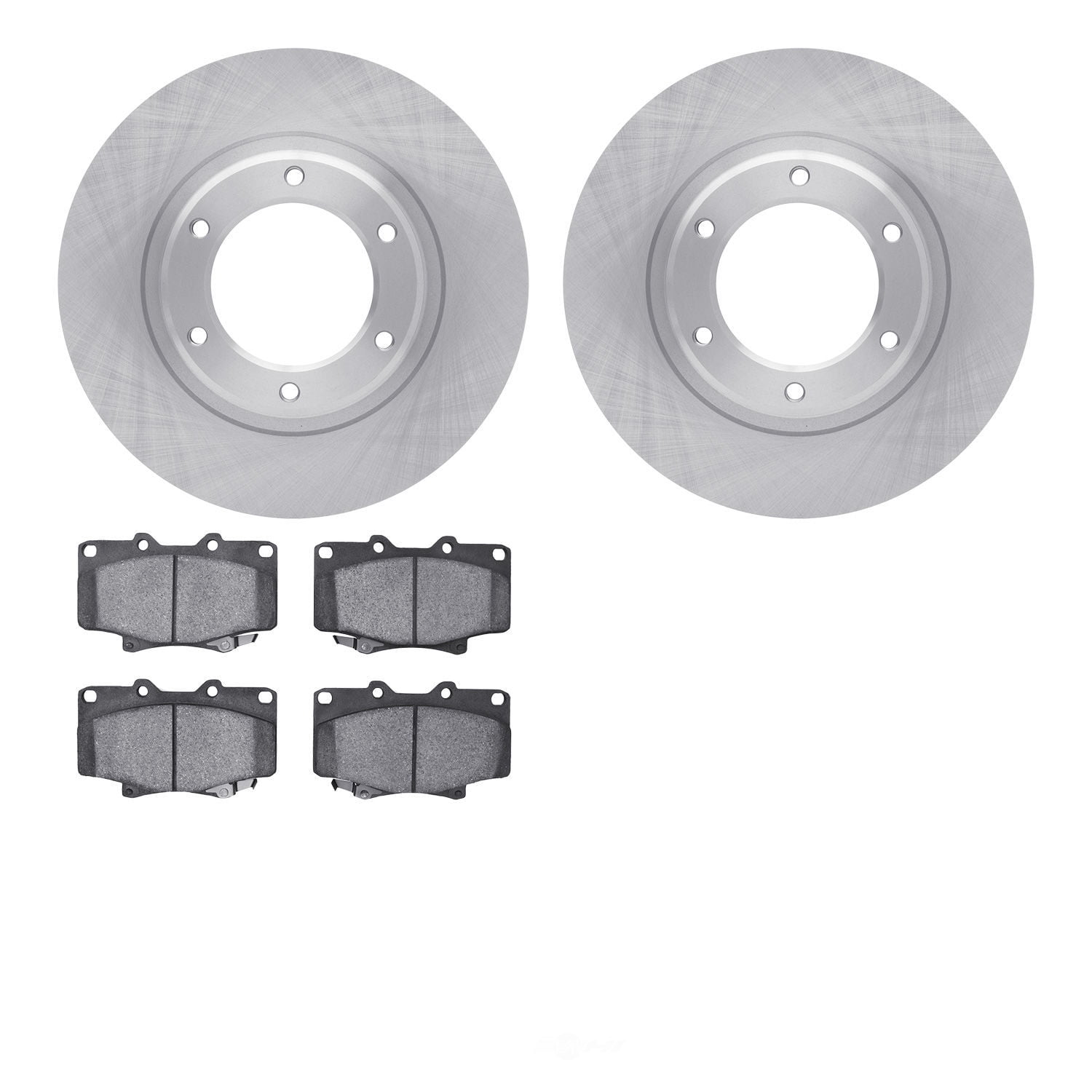 Dynamic Friction Company 6502-76433 DFC Brake Rotor with 5000 Advanced Brake Pads