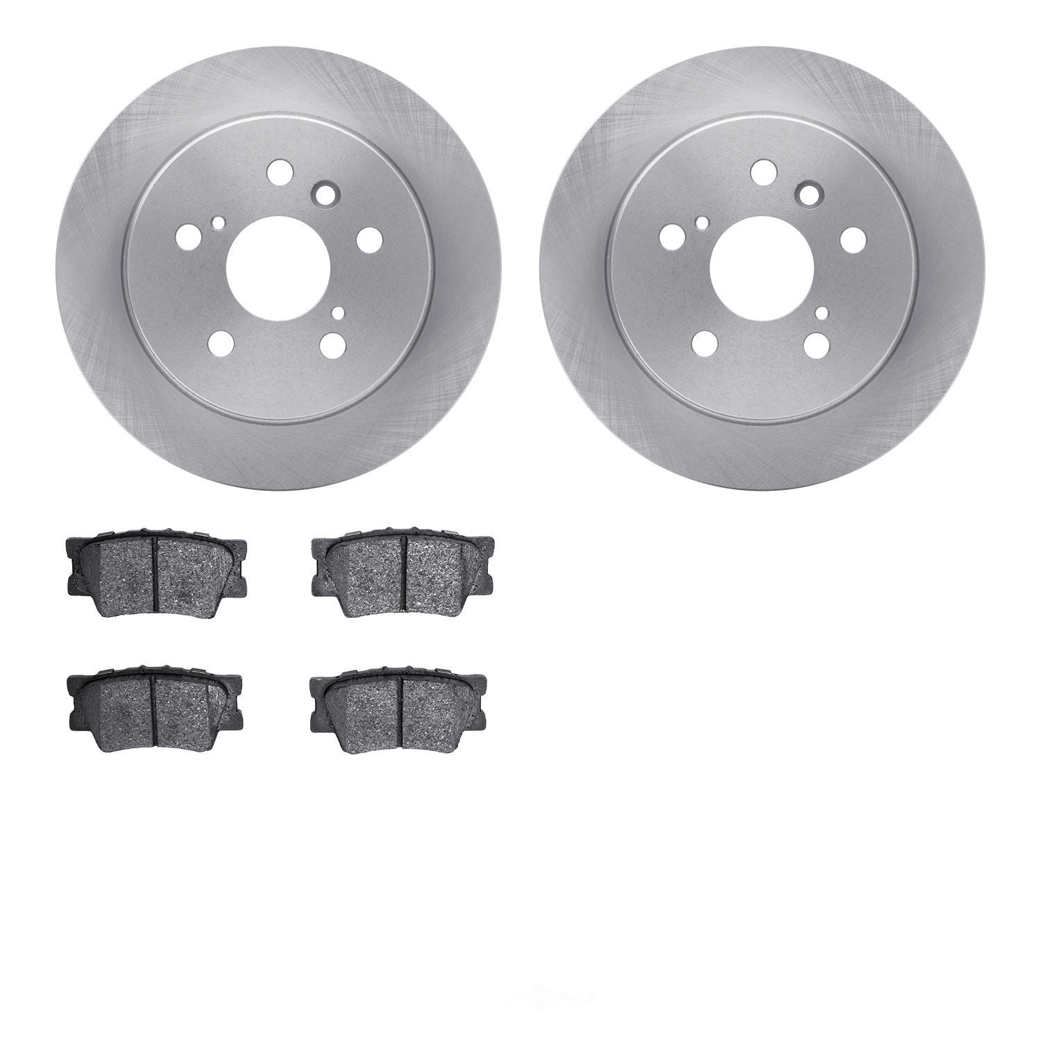 Dynamic Friction Company 6502-76461 DFC Brake Rotor with 5000 Advanced Brake Pads