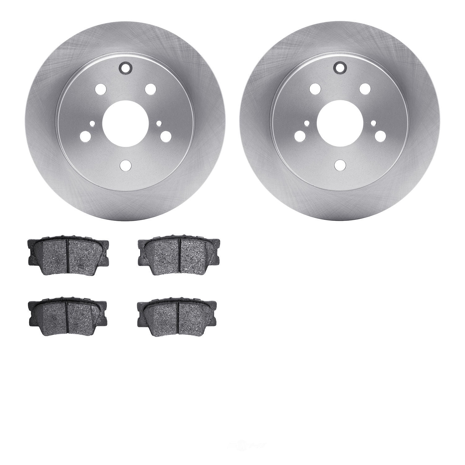 Dynamic Friction Company 6502-76482 DFC Brake Rotor with 5000 Advanced Brake Pads