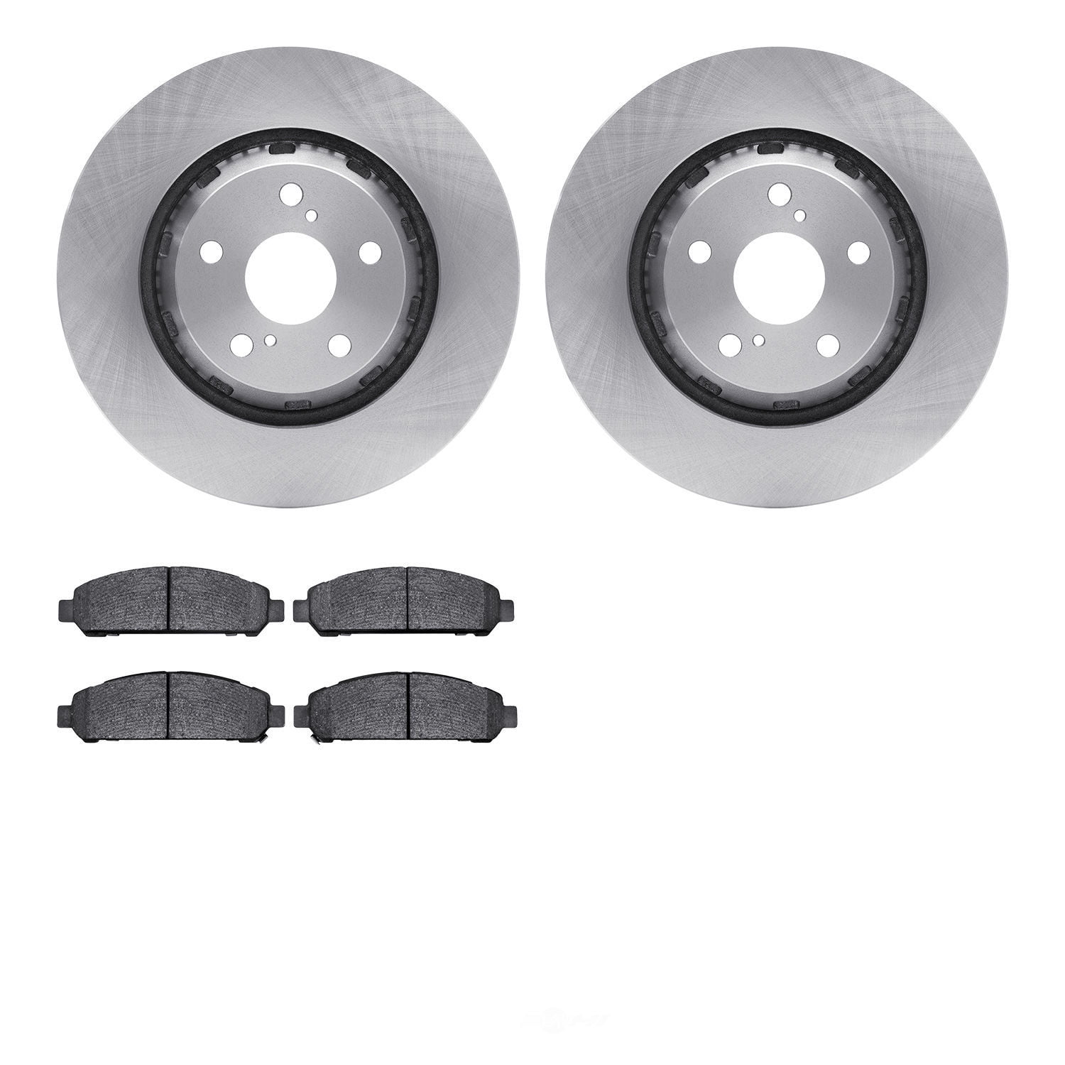 Dynamic Friction Company 6502-76485 DFC Brake Rotor with 5000 Advanced Brake Pads
