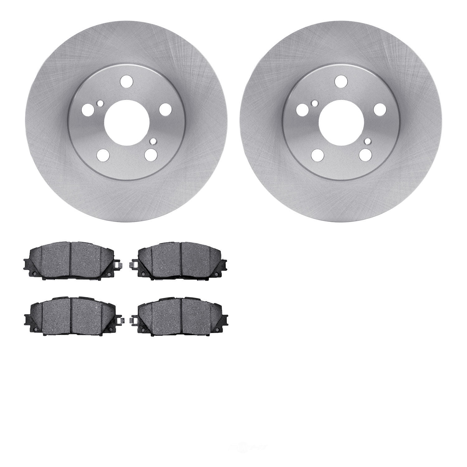 Dynamic Friction Company 6502-76492 DFC Brake Rotor with 5000 Advanced Brake Pads