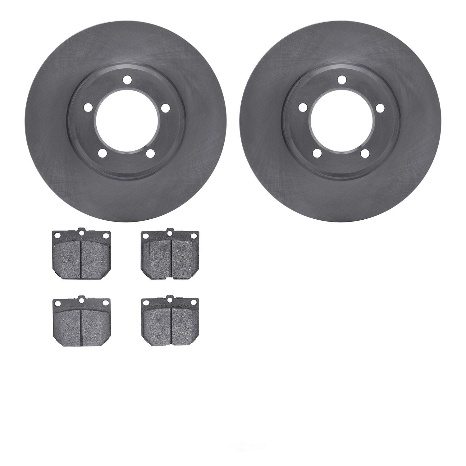 Dynamic Friction Company 6502-76509 DFC Brake Rotor with 5000 Advanced Brake Pads