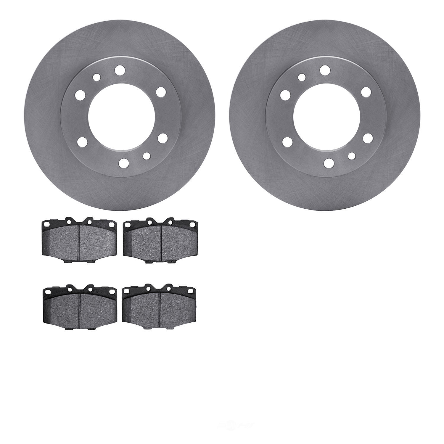Dynamic Friction Company 6502-76515 DFC Brake Rotor with 5000 Advanced Brake Pads