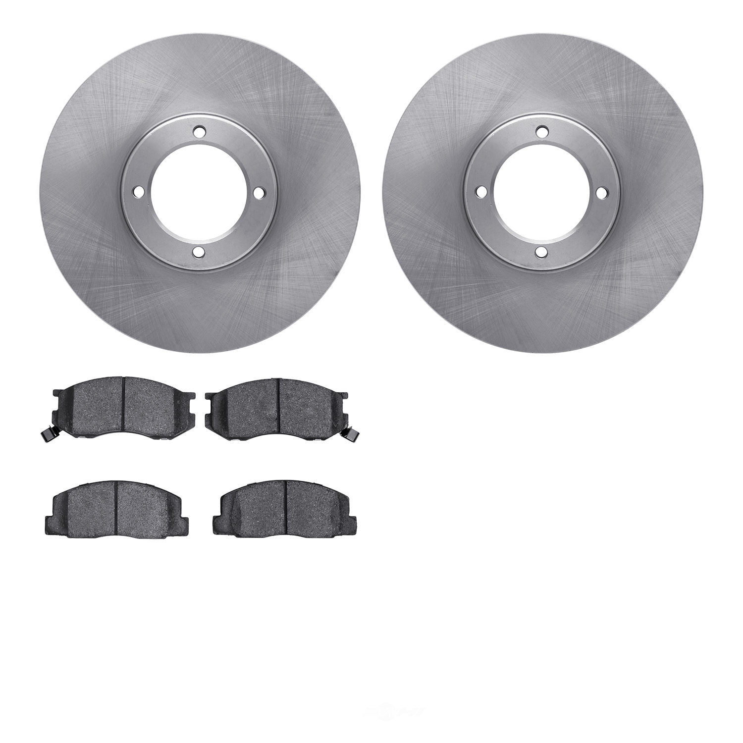 Dynamic Friction Company 6502-76521 DFC Brake Rotor with 5000 Advanced Brake Pads