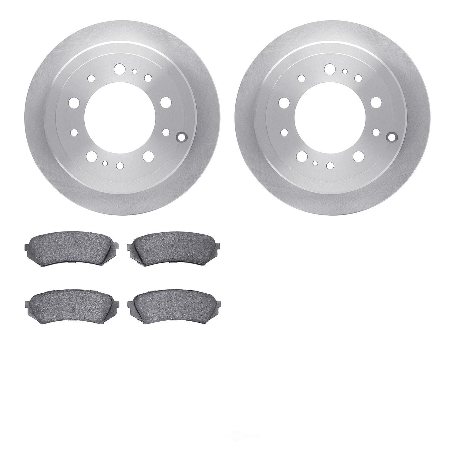 Dynamic Friction Company 6502-76575 DFC Brake Rotor with 5000 Advanced Brake Pads
