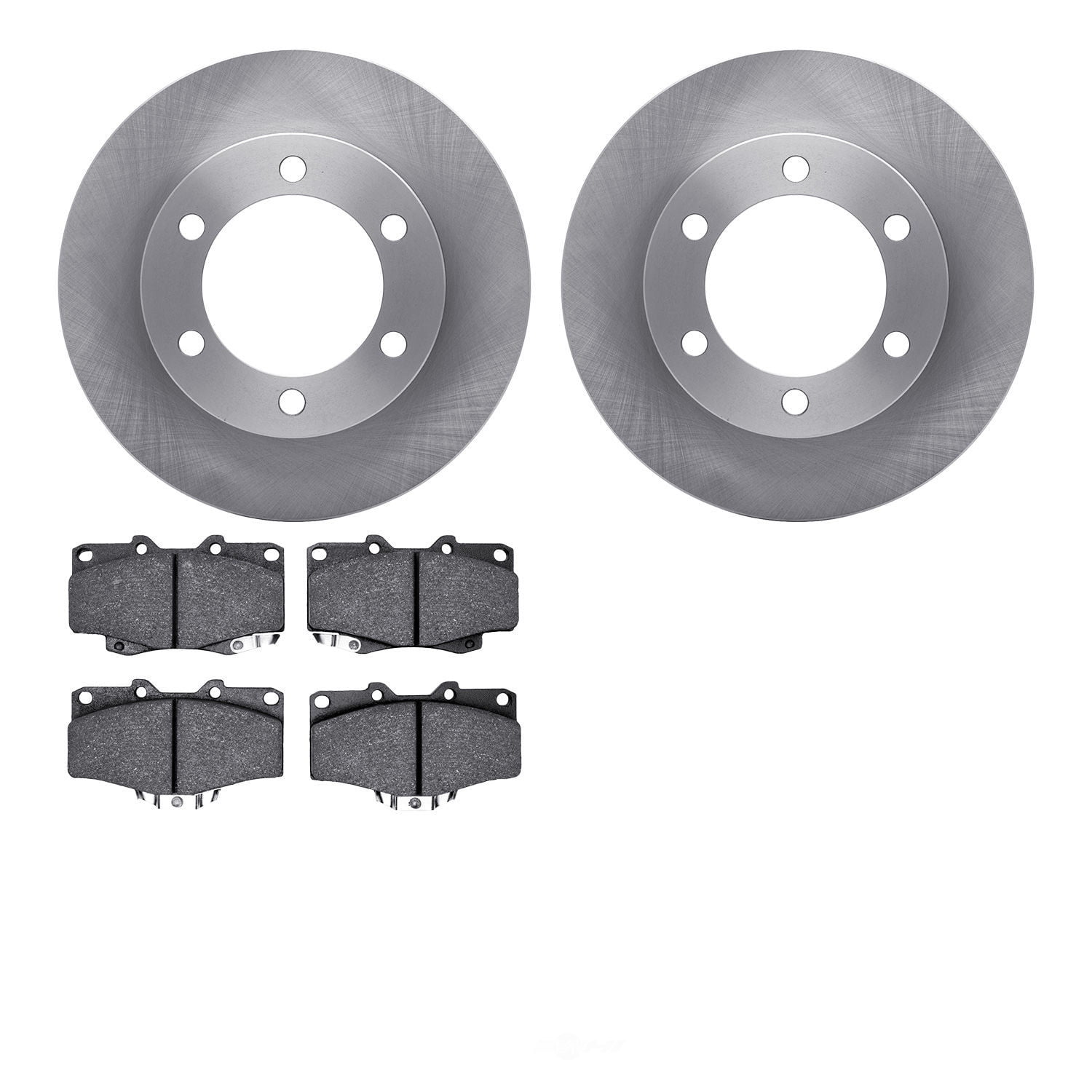 Dynamic Friction Company 6502-76602 DFC Brake Rotor with 5000 Advanced Brake Pads