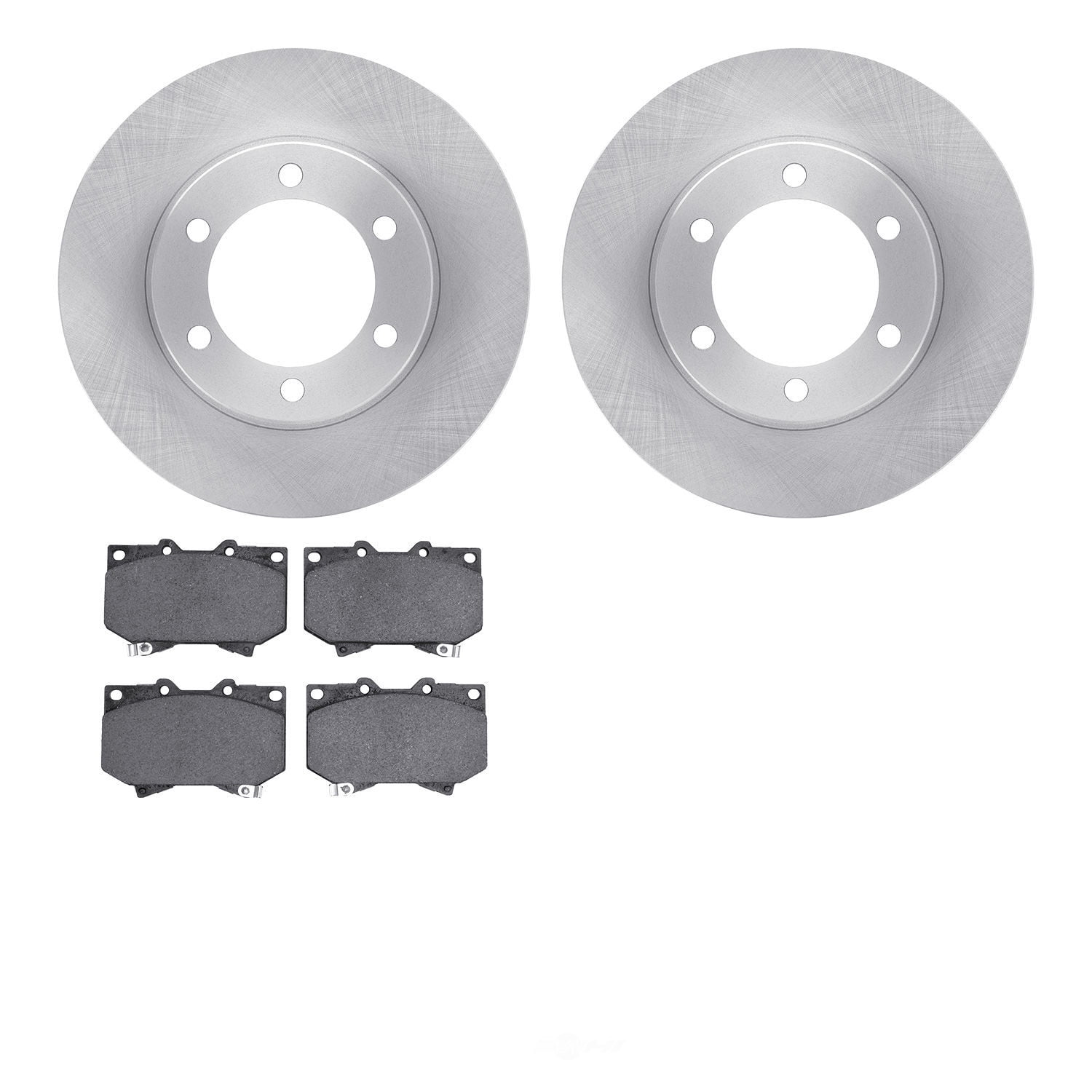Dynamic Friction Company 6502-76611 DFC Brake Rotor with 5000 Advanced Brake Pads