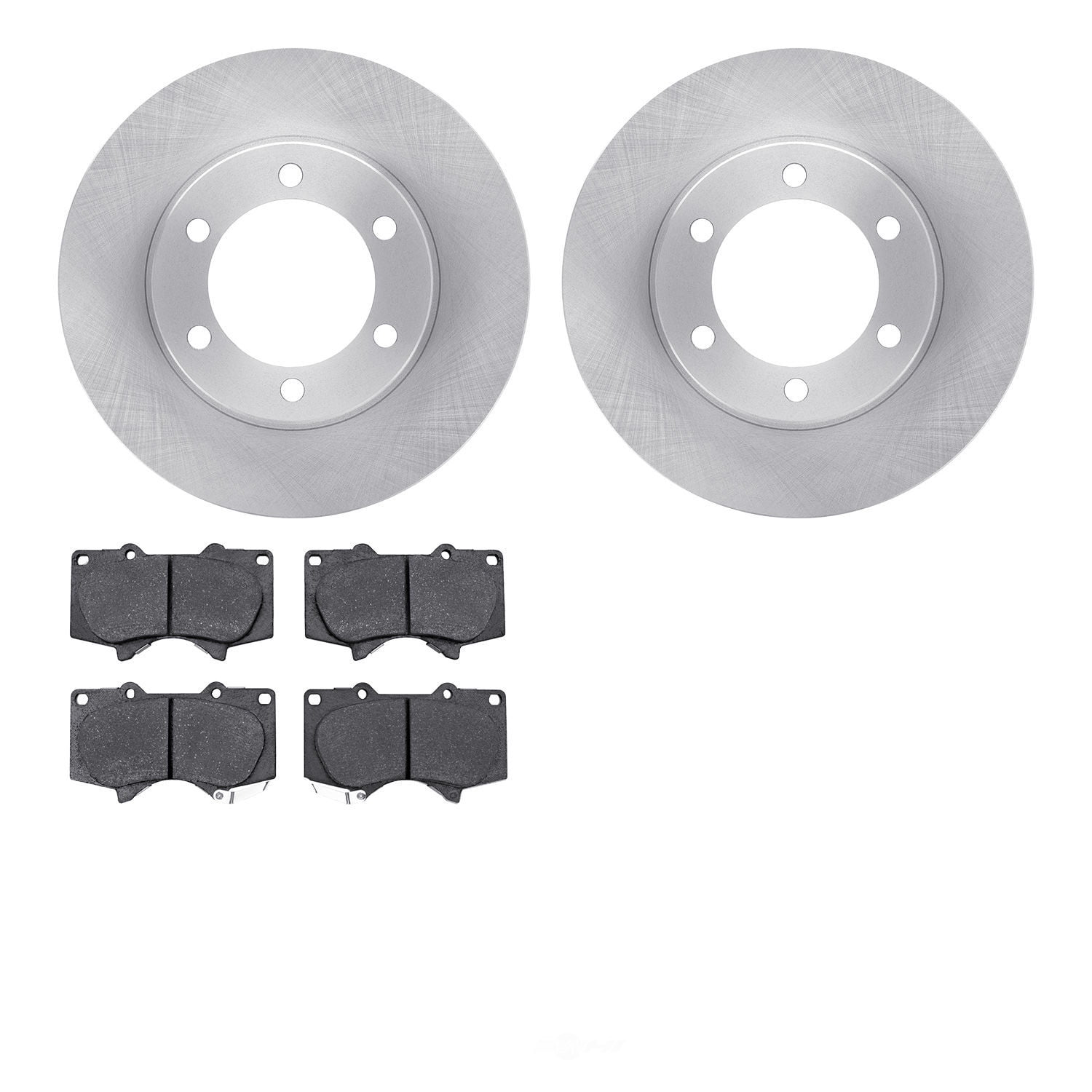 Dynamic Friction Company 6502-76612 DFC Brake Rotor with 5000 Advanced Brake Pads
