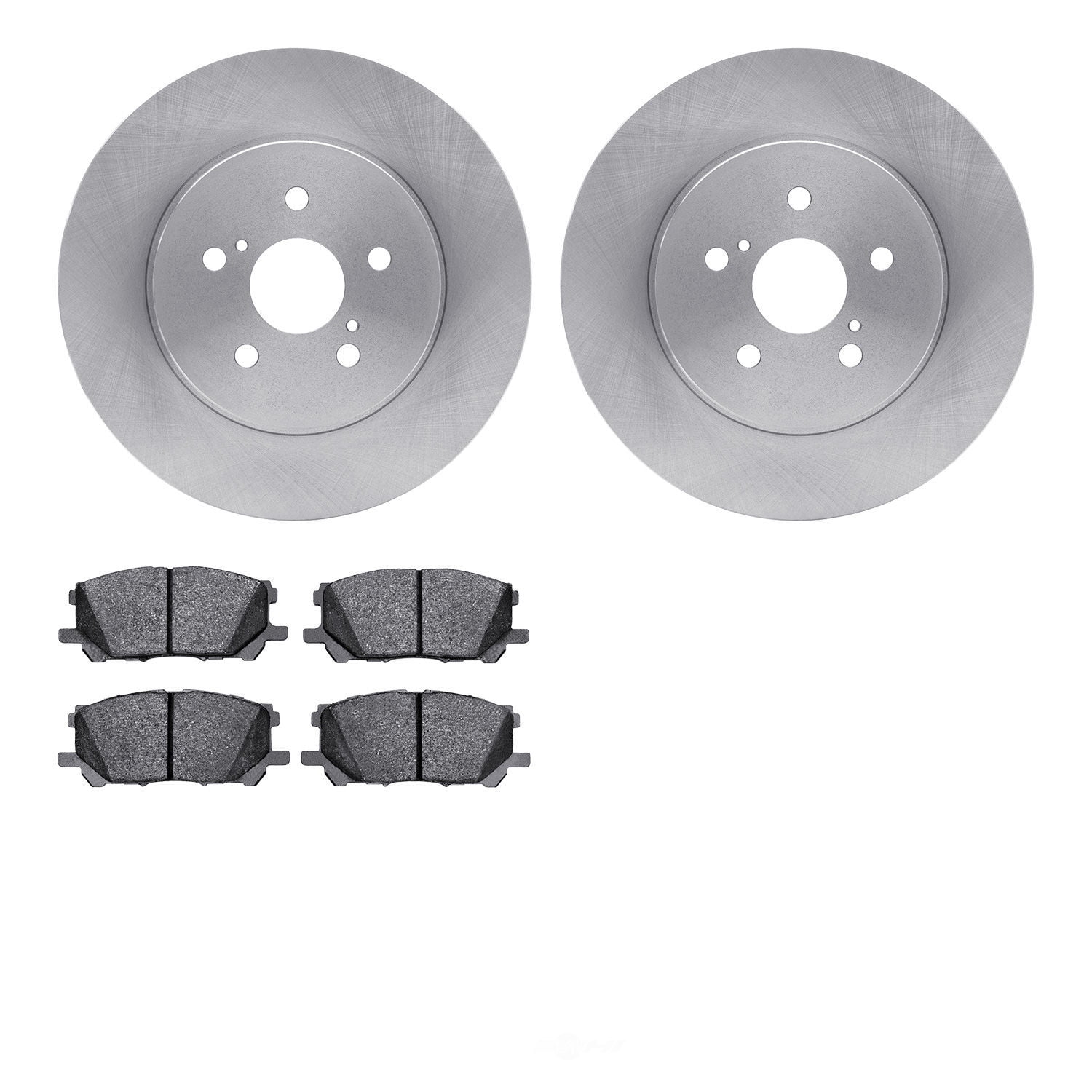 Dynamic Friction Company 6502-76629 DFC Brake Rotor with 5000 Advanced Brake Pads