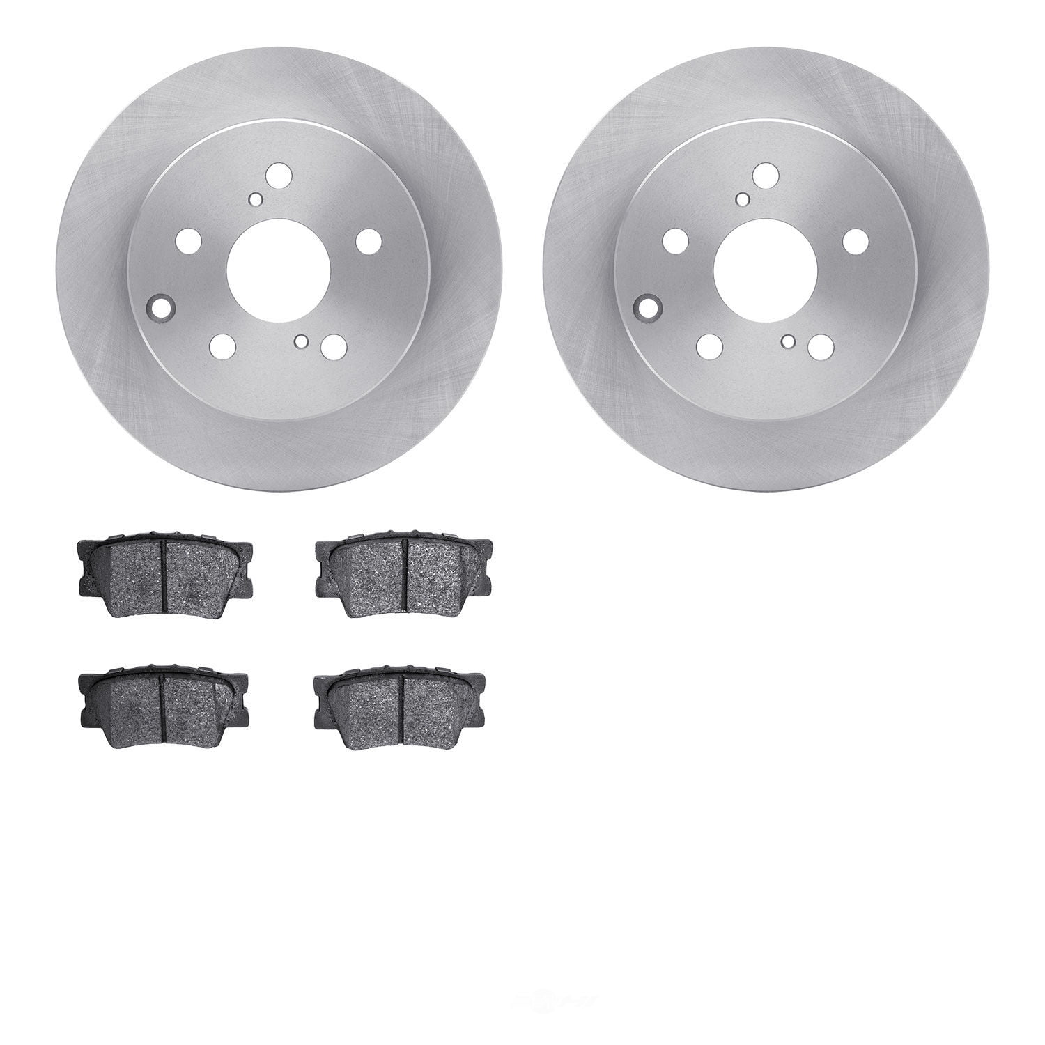 Dynamic Friction Company 6502-76644 DFC Brake Rotor with 5000 Advanced Brake Pads