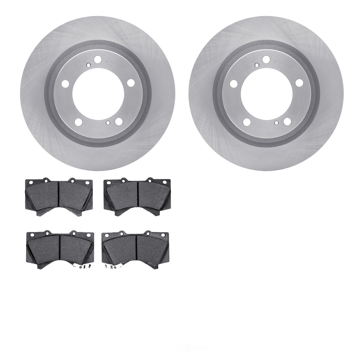 Dynamic Friction Company 6502-76650 DFC Brake Rotor with 5000 Advanced Brake Pads