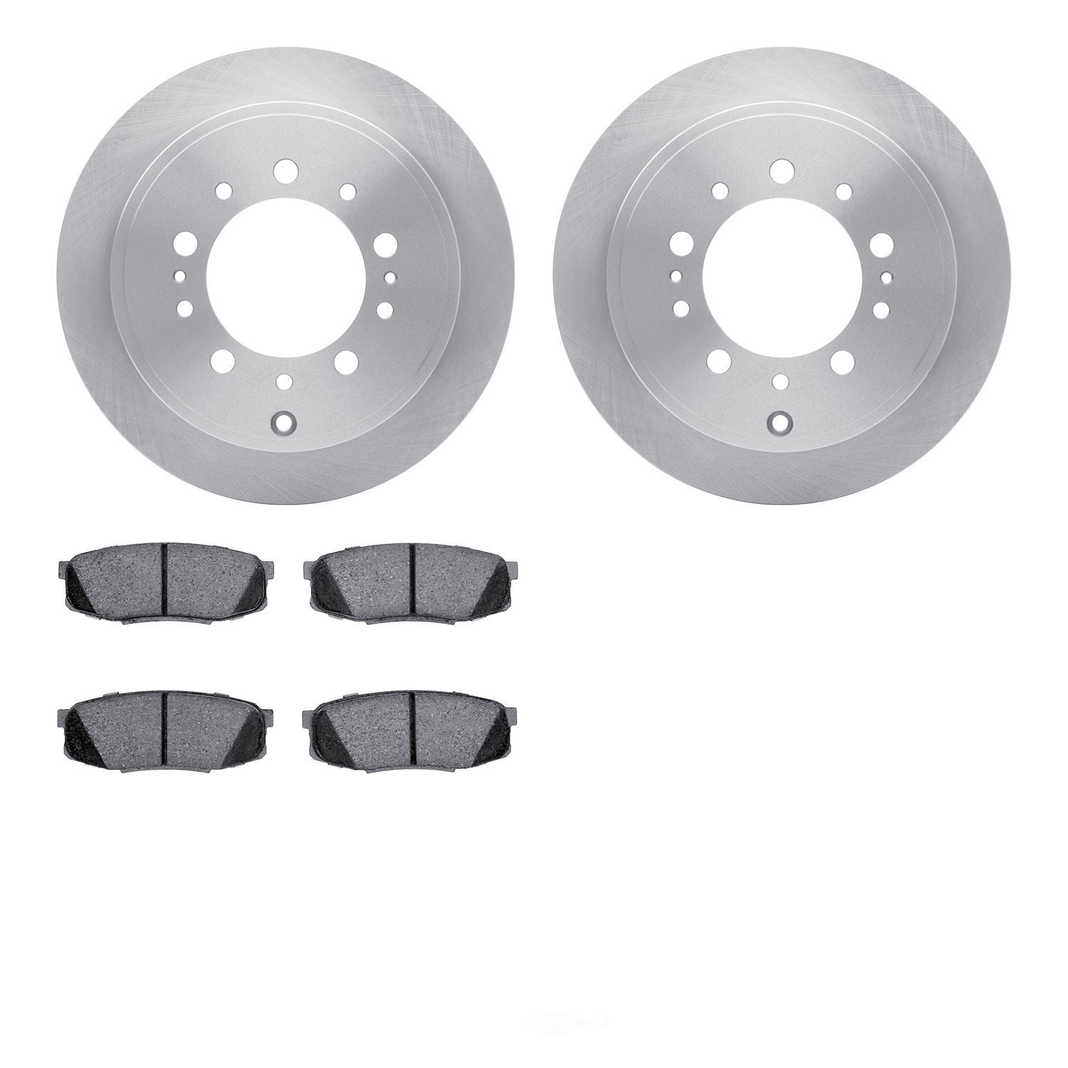 Dynamic Friction Company 6502-76653 DFC Brake Rotor with 5000 Advanced Brake Pads