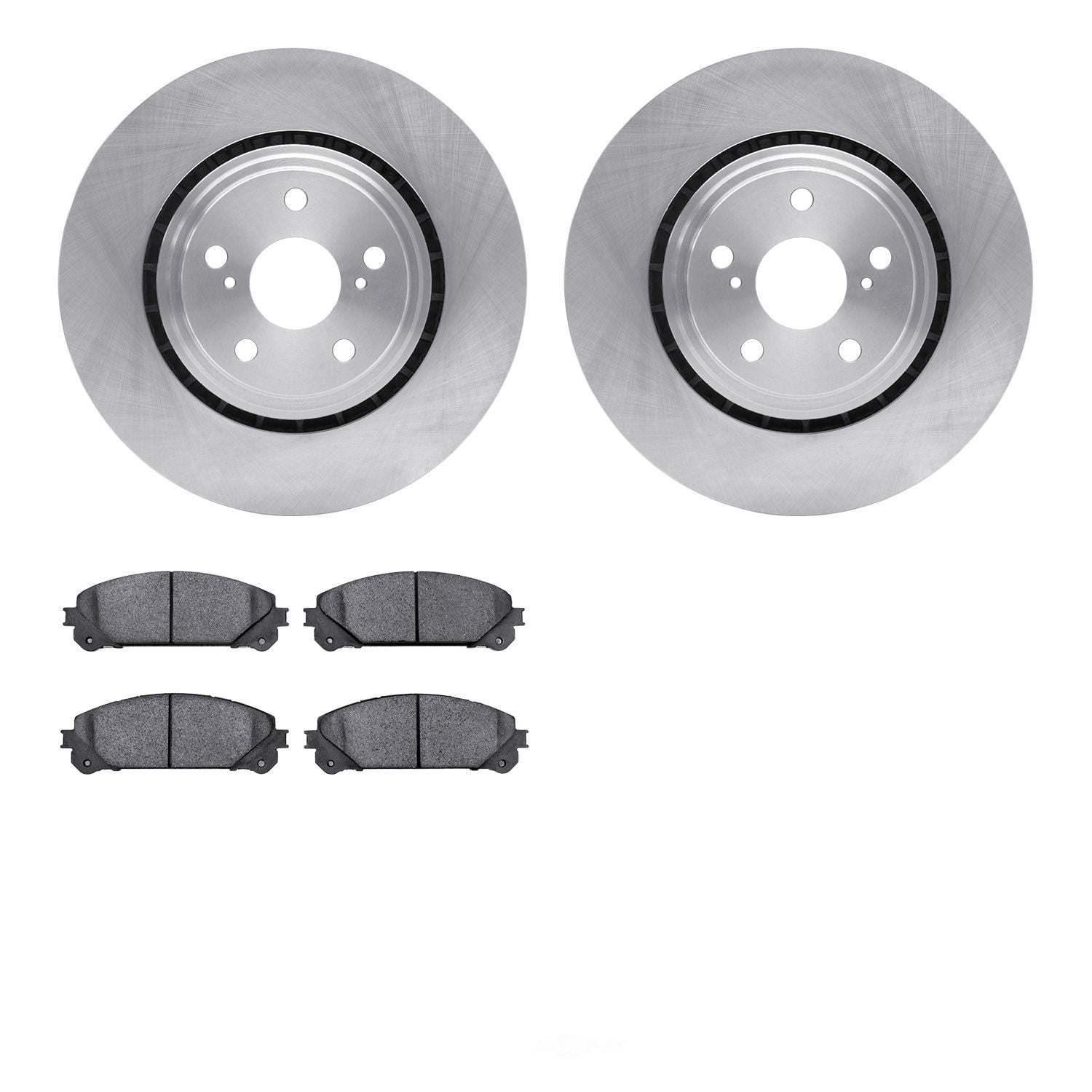 Dynamic Friction Company 6502-76657 DFC Brake Rotor with 5000 Advanced Brake Pads
