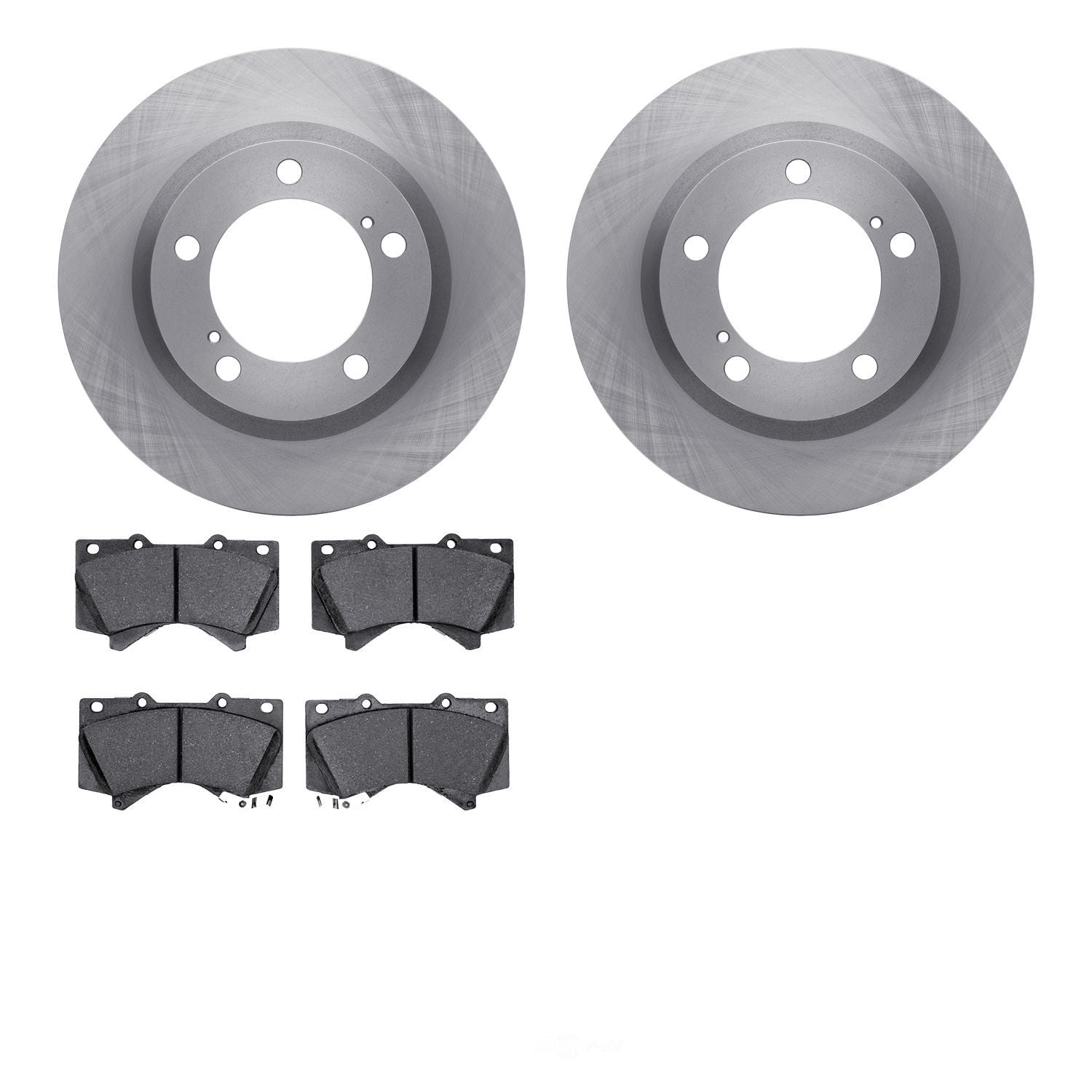 Dynamic Friction Company 6502-76665 DFC Brake Rotor with 5000 Advanced Brake Pads