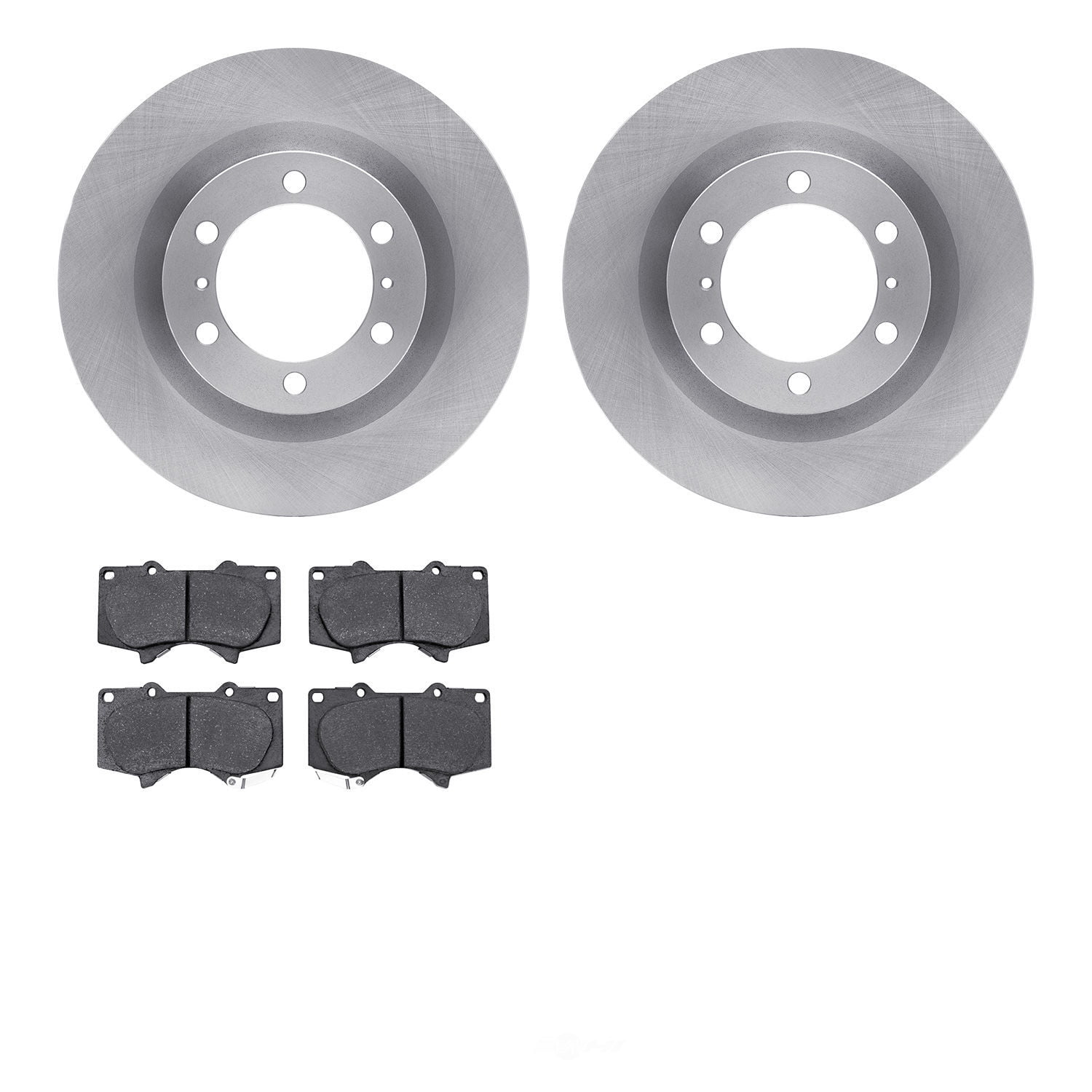 Dynamic Friction Company 6502-76671 DFC Brake Rotor with 5000 Advanced Brake Pads