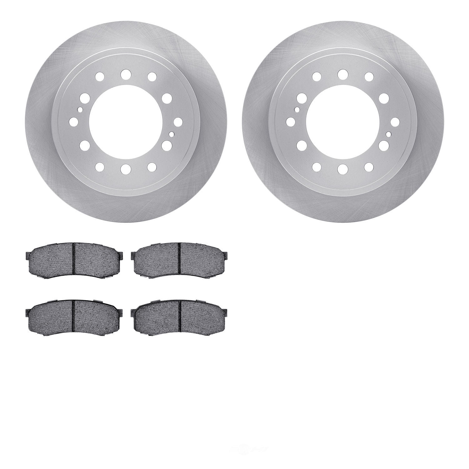 Dynamic Friction Company 6502-76674 DFC Brake Rotor with 5000 Advanced Brake Pads