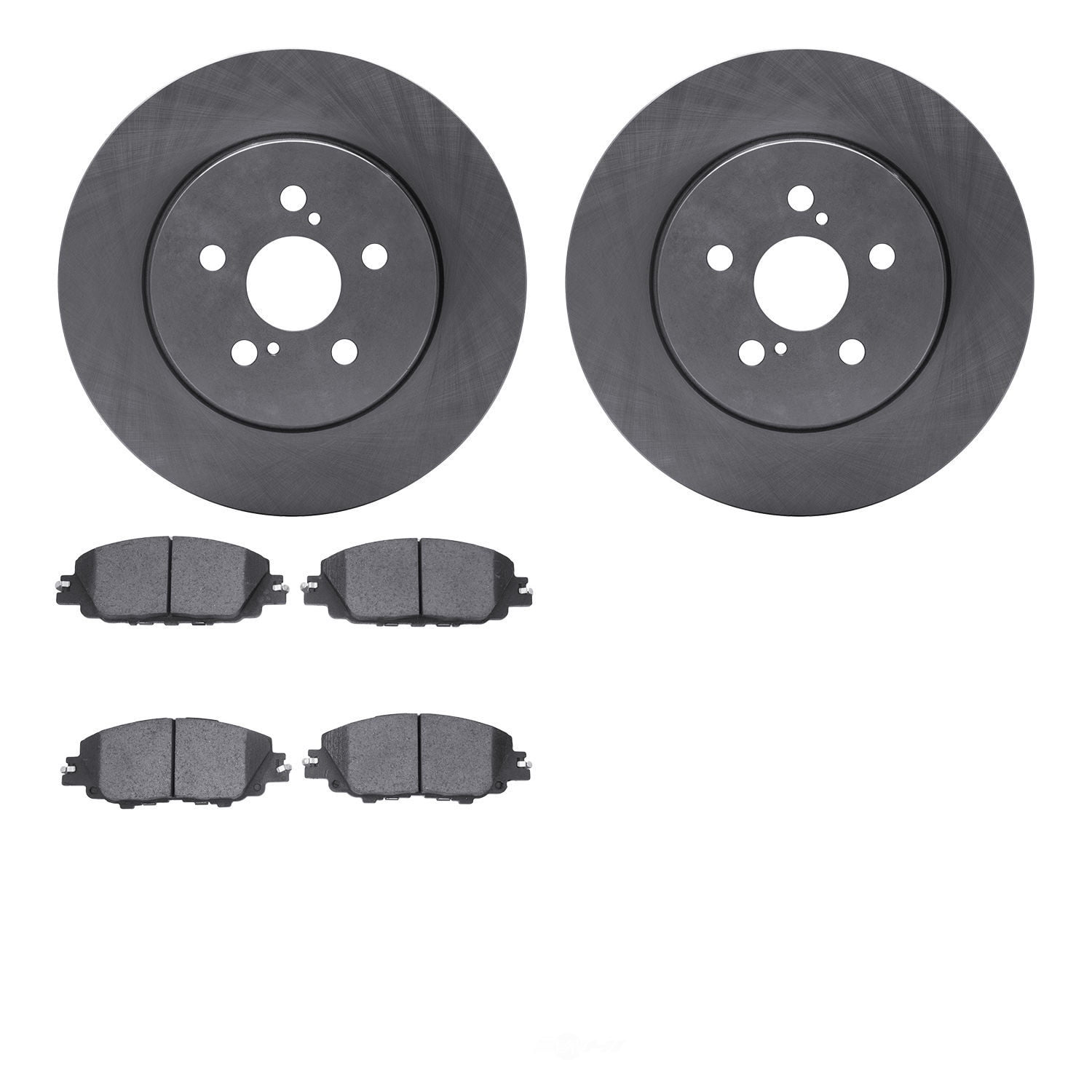 Dynamic Friction Company 6502-76692 DFC Brake Rotor with 5000 Advanced Brake Pads