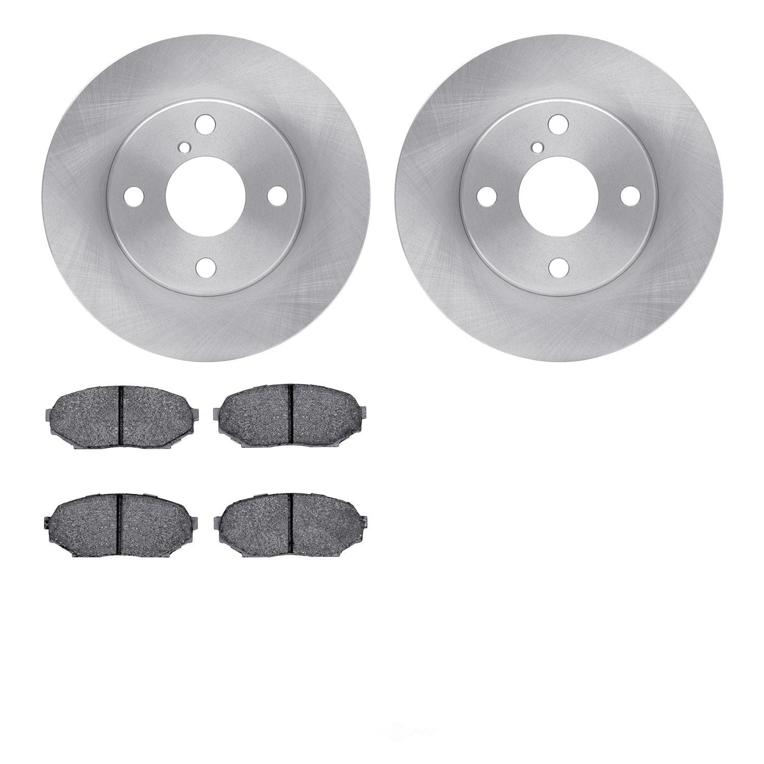 Dynamic Friction Company 6502-80070 DFC Brake Rotor with 5000 Advanced Brake Pads