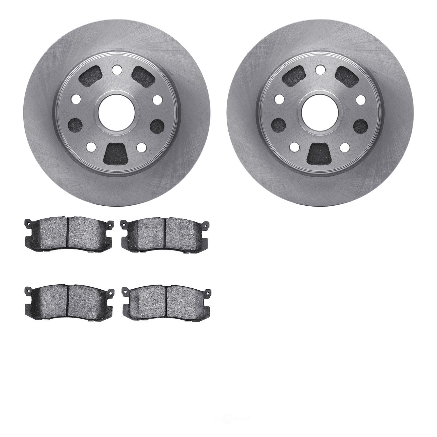 Dynamic Friction Company 6502-80118 DFC Brake Rotor with 5000 Advanced Brake Pads