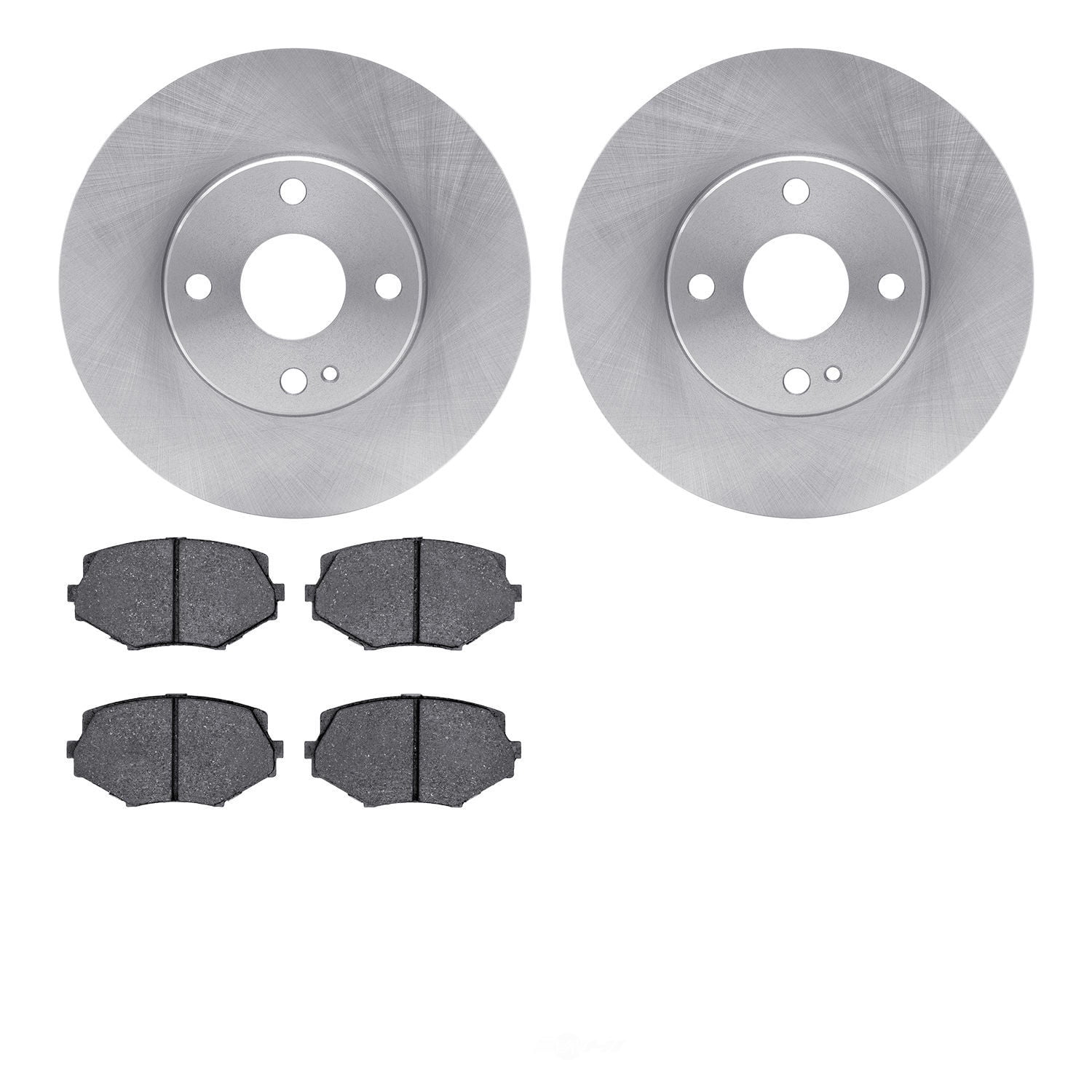 Dynamic Friction Company 6502-80160 DFC Brake Rotor with 5000 Advanced Brake Pads