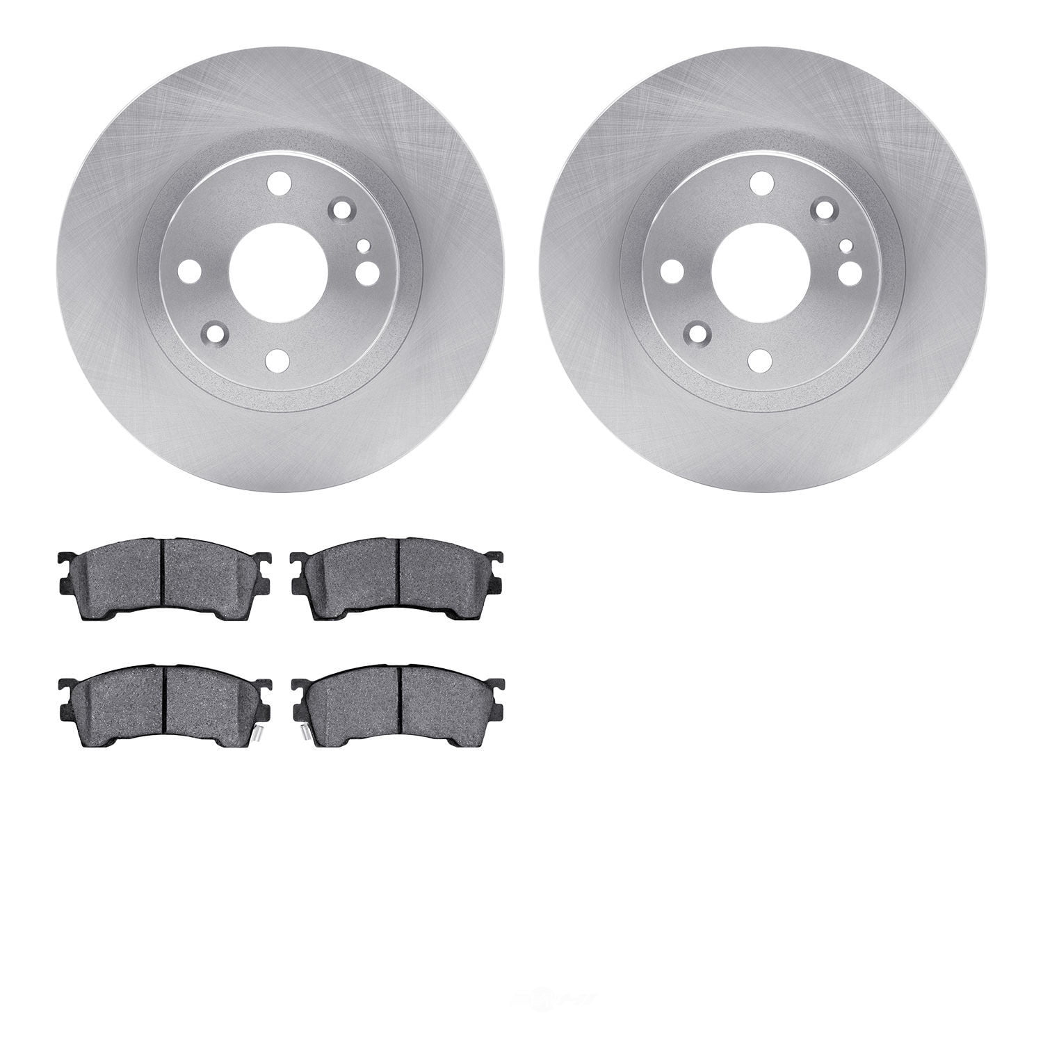 Dynamic Friction Company 6502-80170 DFC Brake Rotor with 5000 Advanced Brake Pads