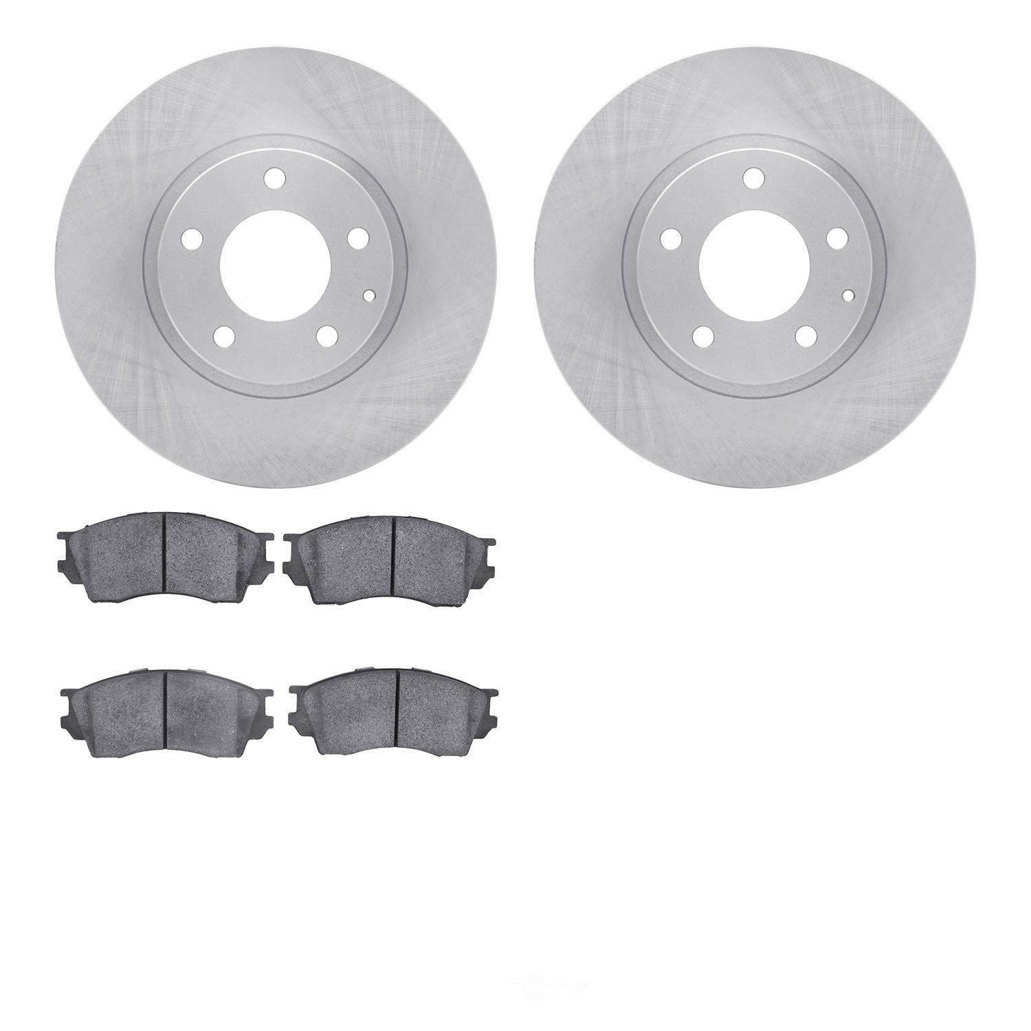 Dynamic Friction Company 6502-80175 DFC Brake Rotor with 5000 Advanced Brake Pads