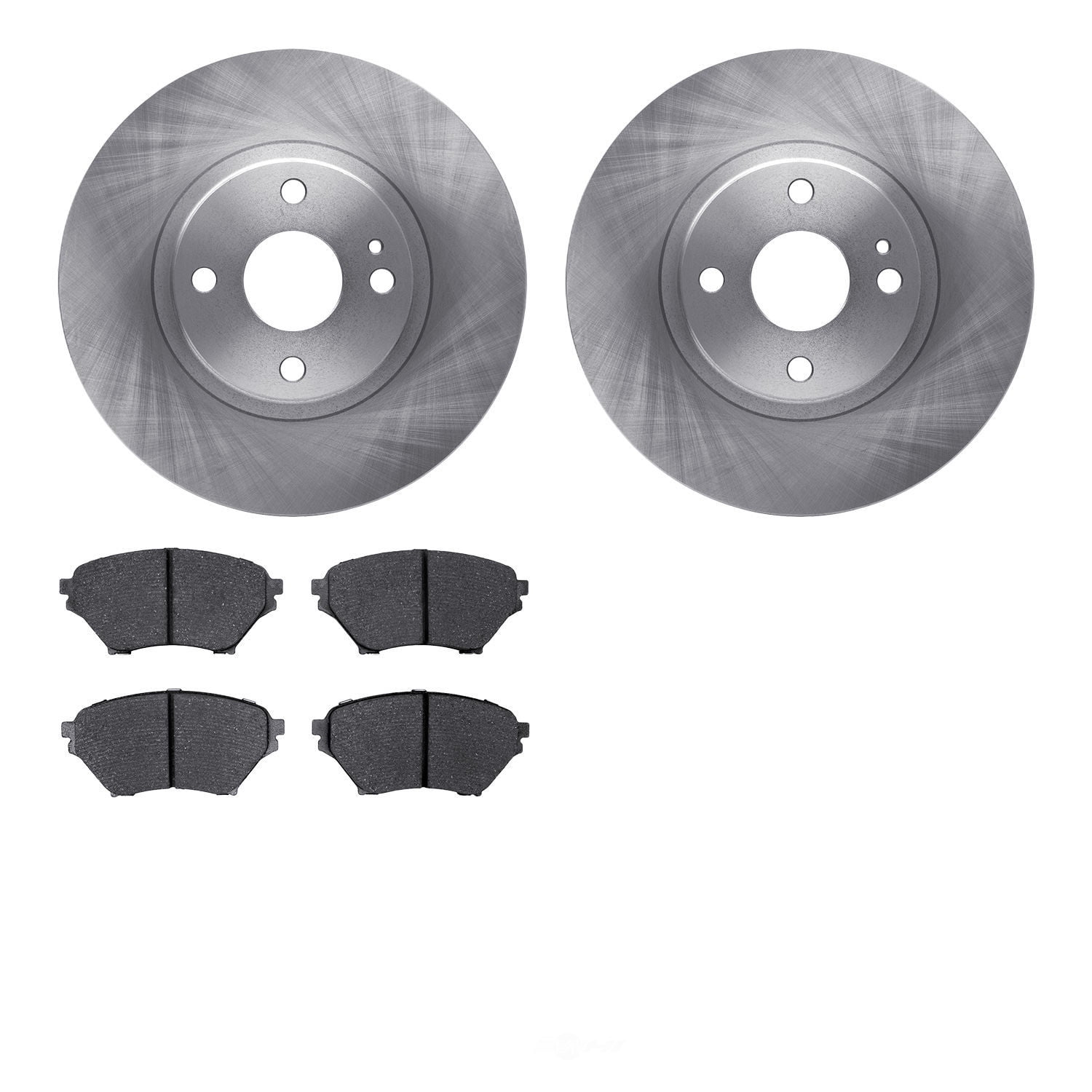 Dynamic Friction Company 6502-80178 DFC Brake Rotor with 5000 Advanced Brake Pads