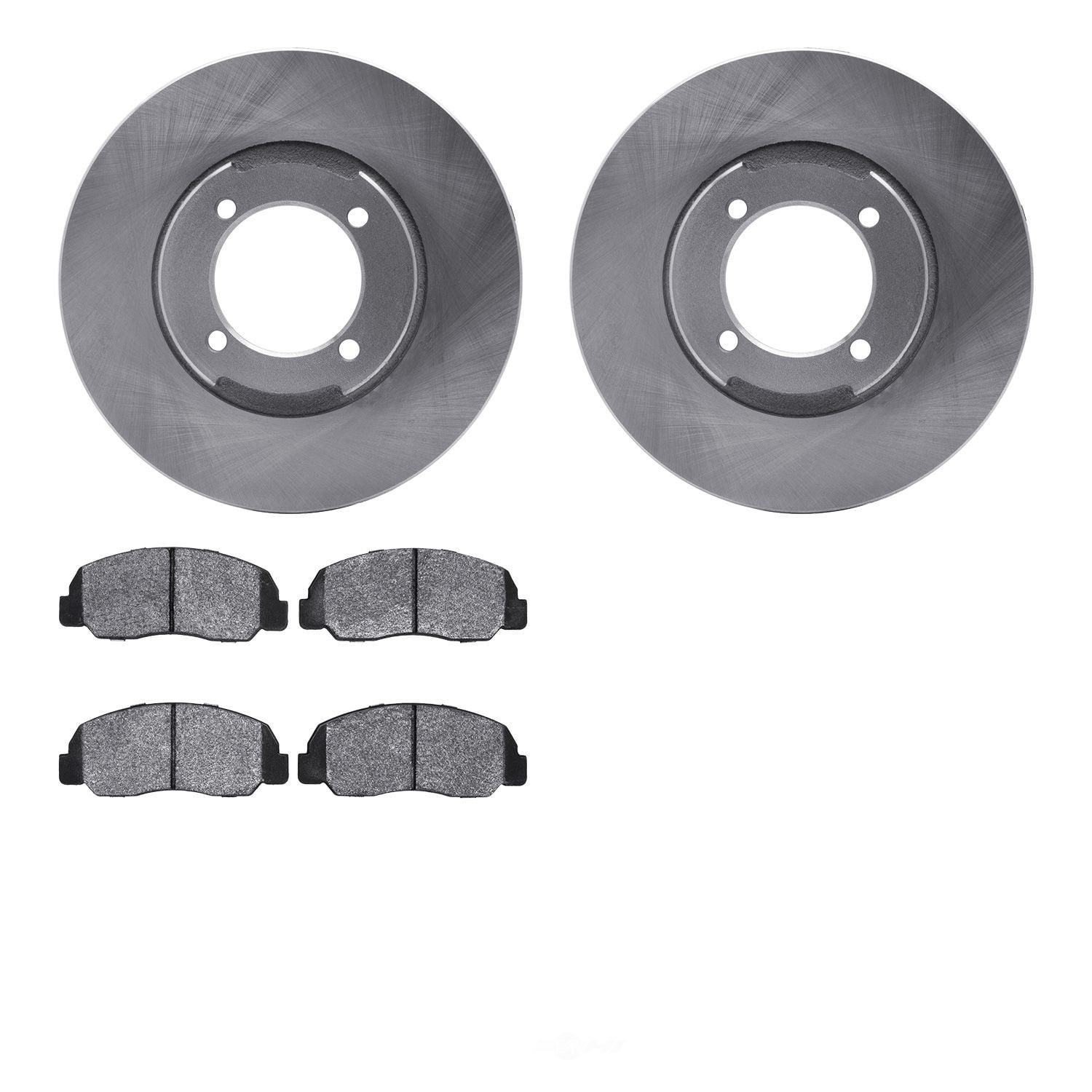 Dynamic Friction Company 6502-80187 DFC Brake Rotor with 5000 Advanced Brake Pads