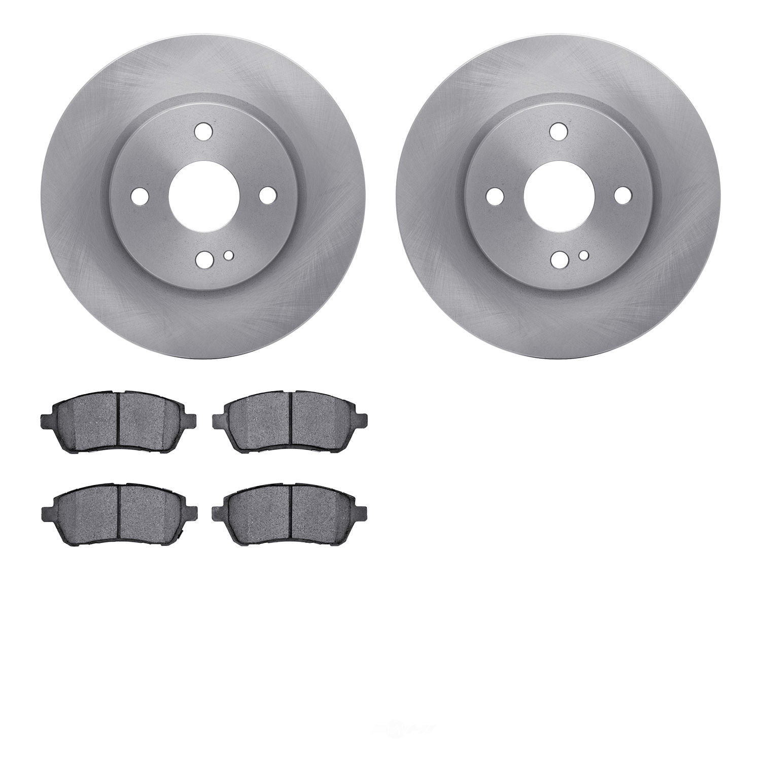 Dynamic Friction Company 6502-80241 DFC Brake Rotor with 5000 Advanced Brake Pads