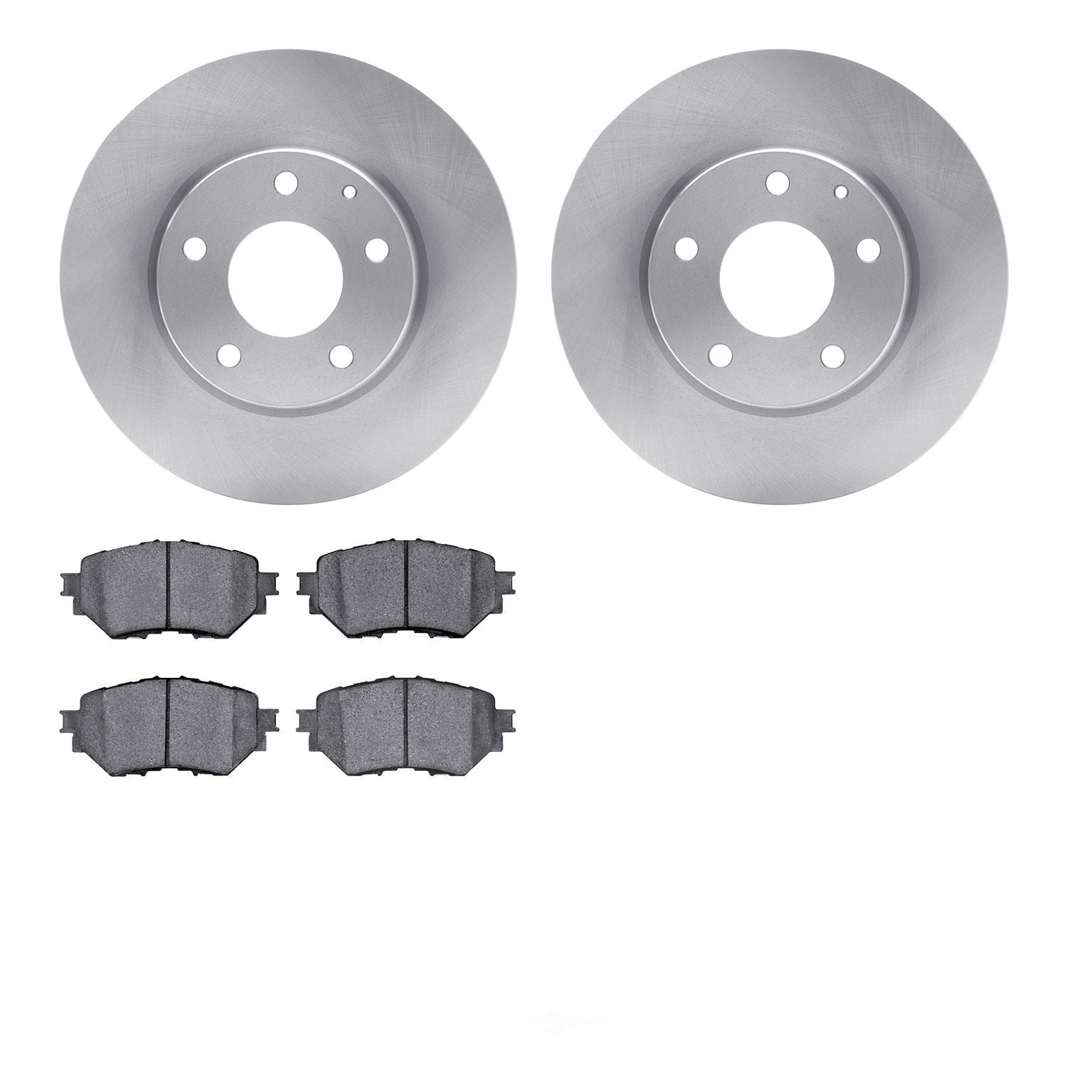 Dynamic Friction Company 6502-80257 DFC Brake Rotor with 5000 Advanced Brake Pads