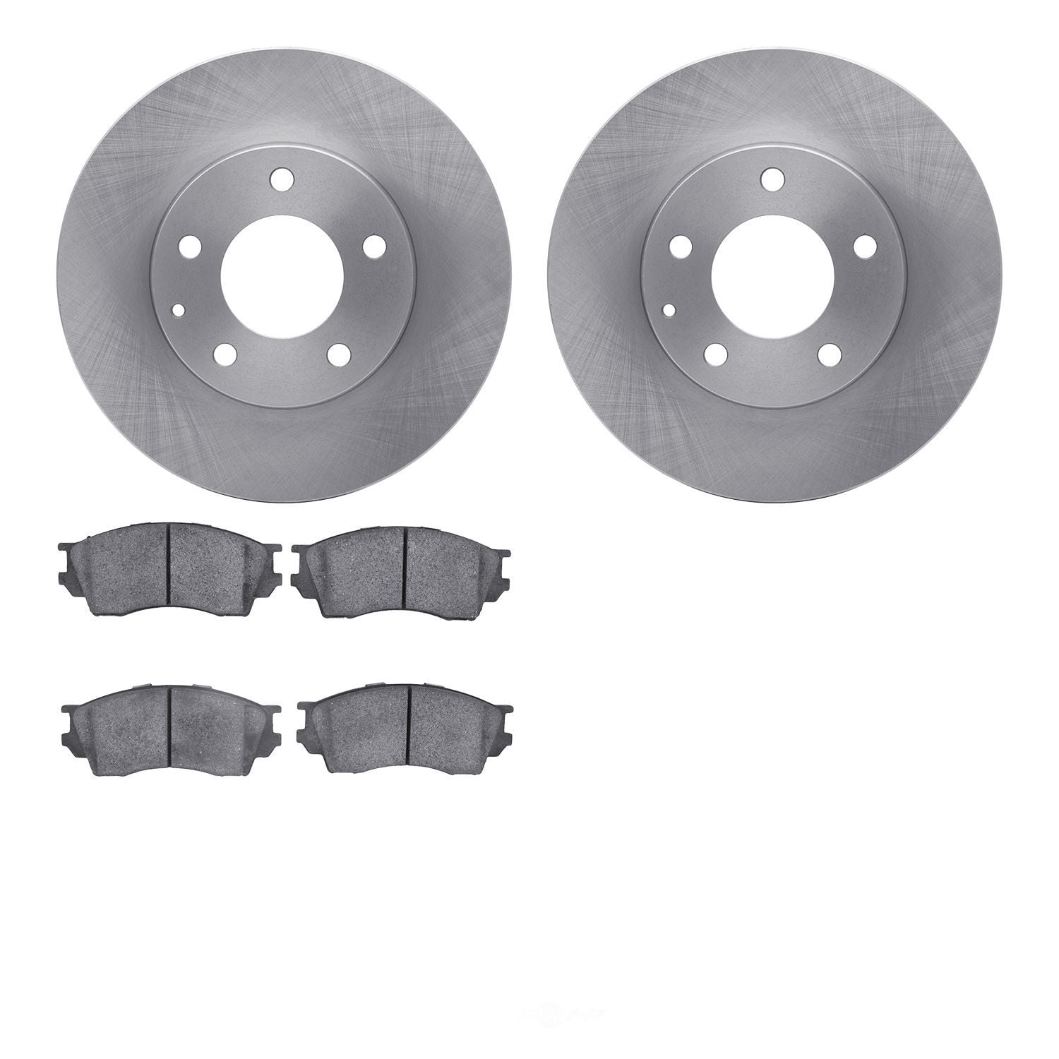 Dynamic Friction Company 6502-80284 DFC Brake Rotor with 5000 Advanced Brake Pads