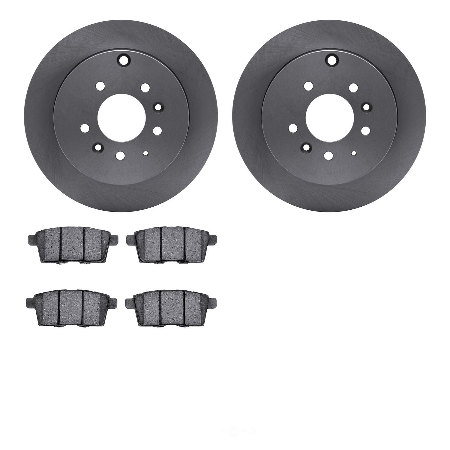Dynamic Friction Company 6502-80313 DFC Brake Rotor with 5000 Advanced Brake Pads