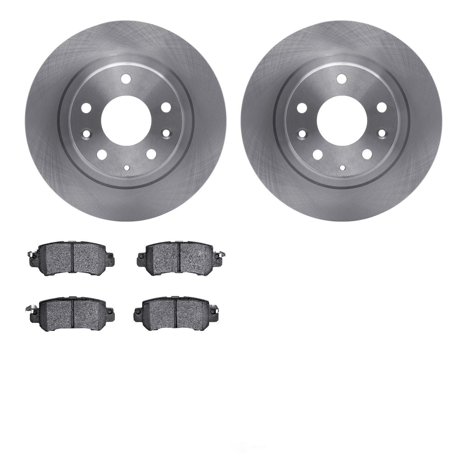Dynamic Friction Company 6502-80346 DFC Brake Rotor with 5000 Advanced Brake Pads