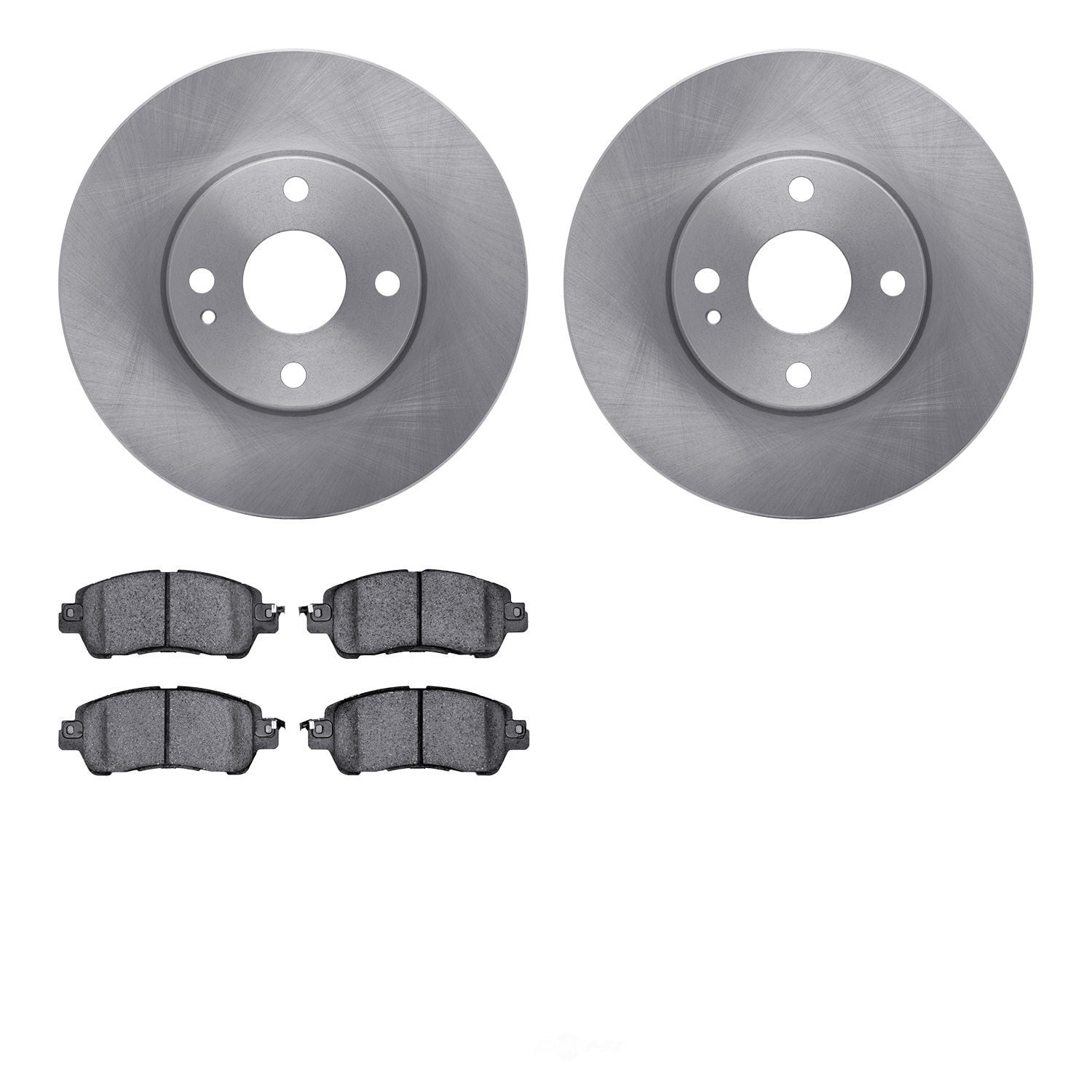 Dynamic Friction Company 6502-91020 DFC Brake Rotor with 5000 Advanced Brake Pads