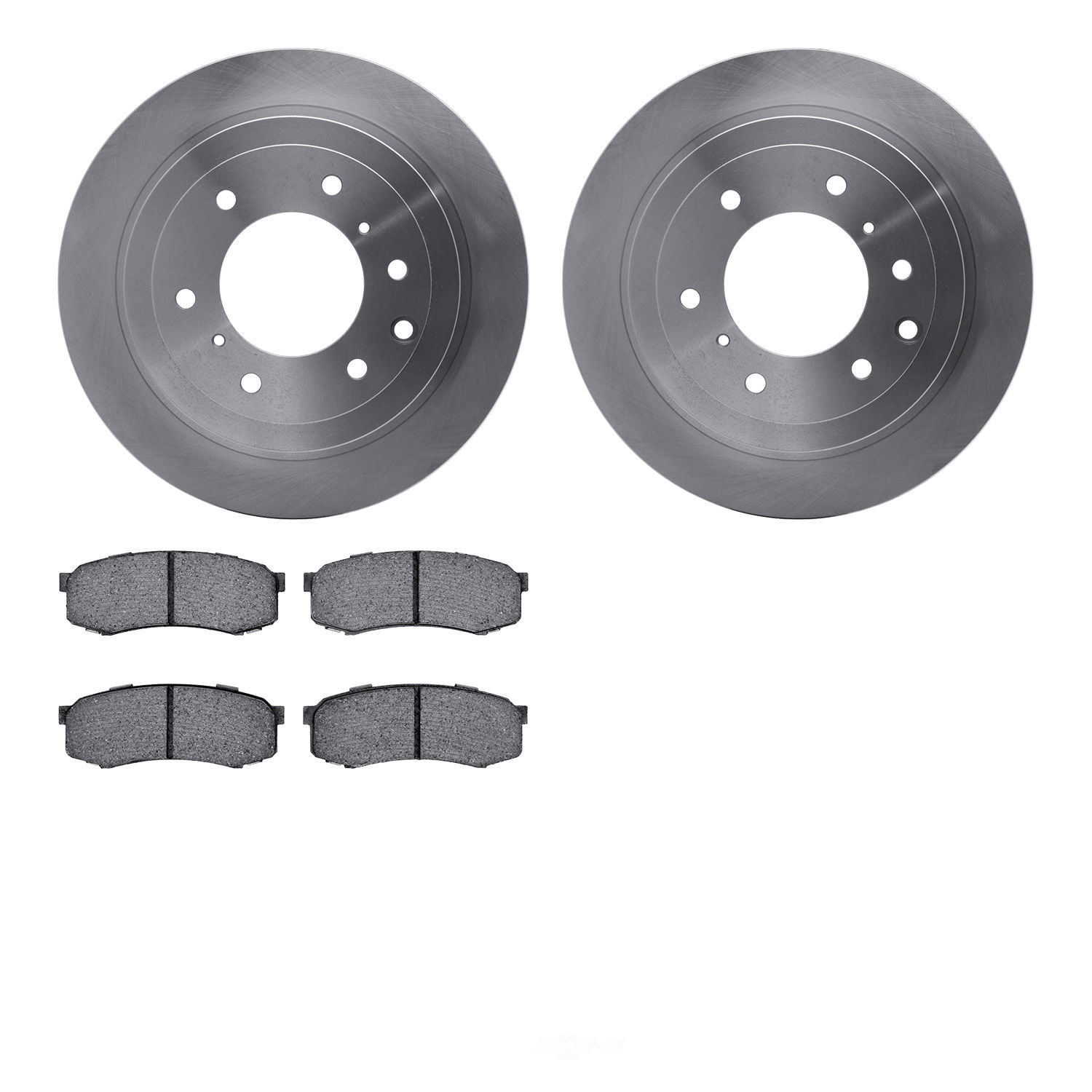 Dynamic Friction Company 6502-92043 DFC Brake Rotor with 5000 Advanced Brake Pads