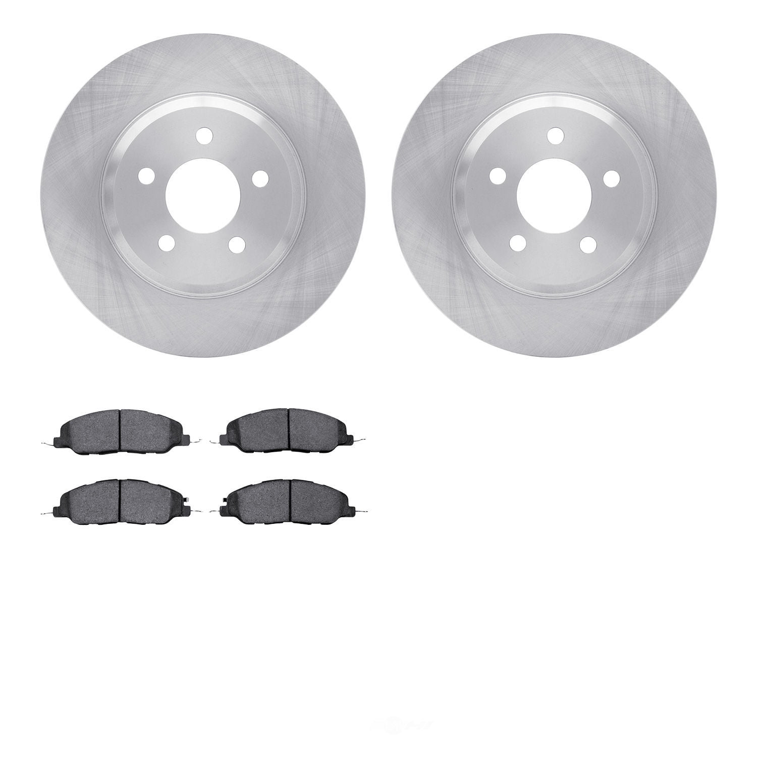 Dynamic Friction Company 6502-99032 DFC Brake Rotor with 5000 Advanced Brake Pads