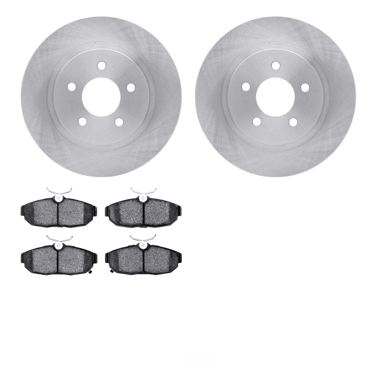 Dynamic Friction Company 6502-99039 DFC Brake Rotor with 5000 Advanced Brake Pads
