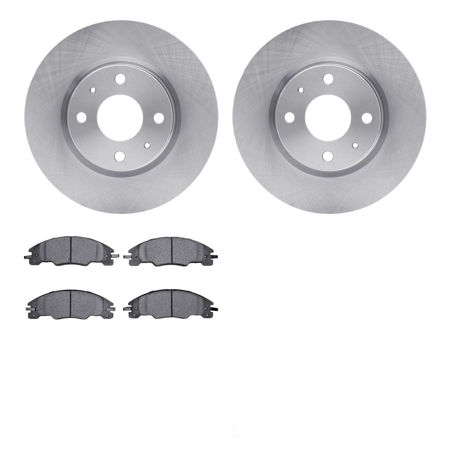 Dynamic Friction Company 6502-99061 DFC Brake Rotor with 5000 Advanced Brake Pads