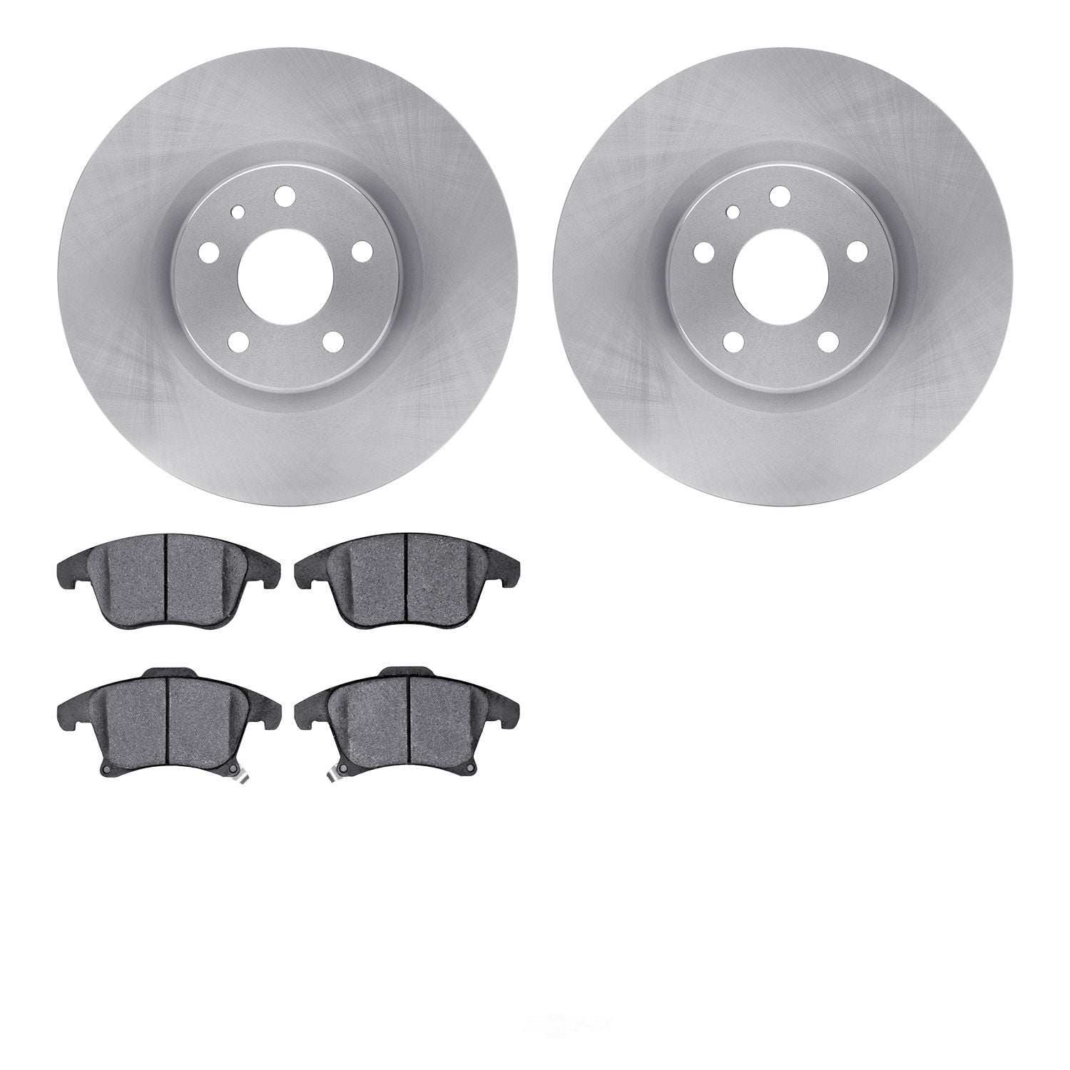 Dynamic Friction Company 6502-99136 DFC Brake Rotor with 5000 Advanced Brake Pads