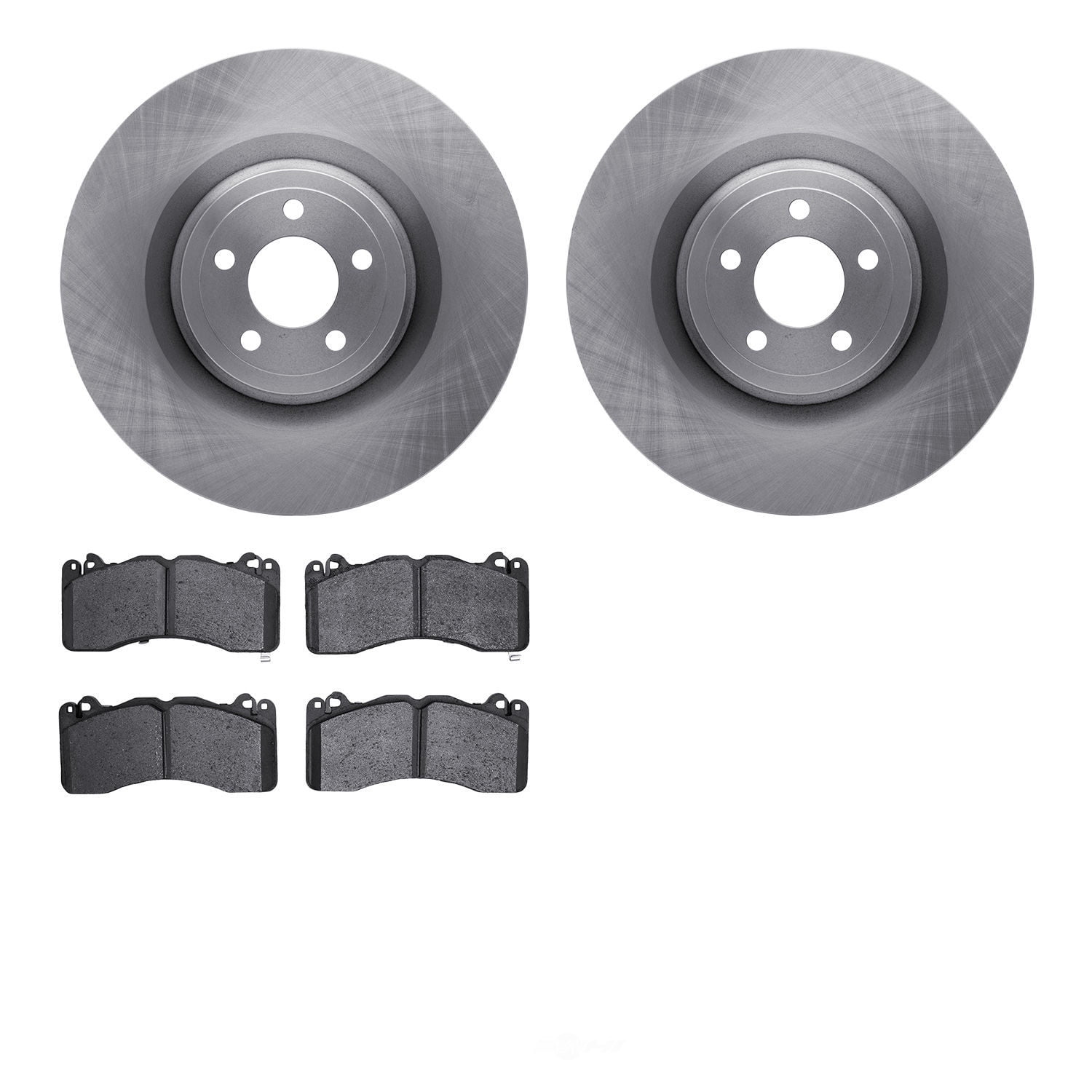 Dynamic Friction Company 6502-99161 DFC Brake Rotor with 5000 Advanced Brake Pads