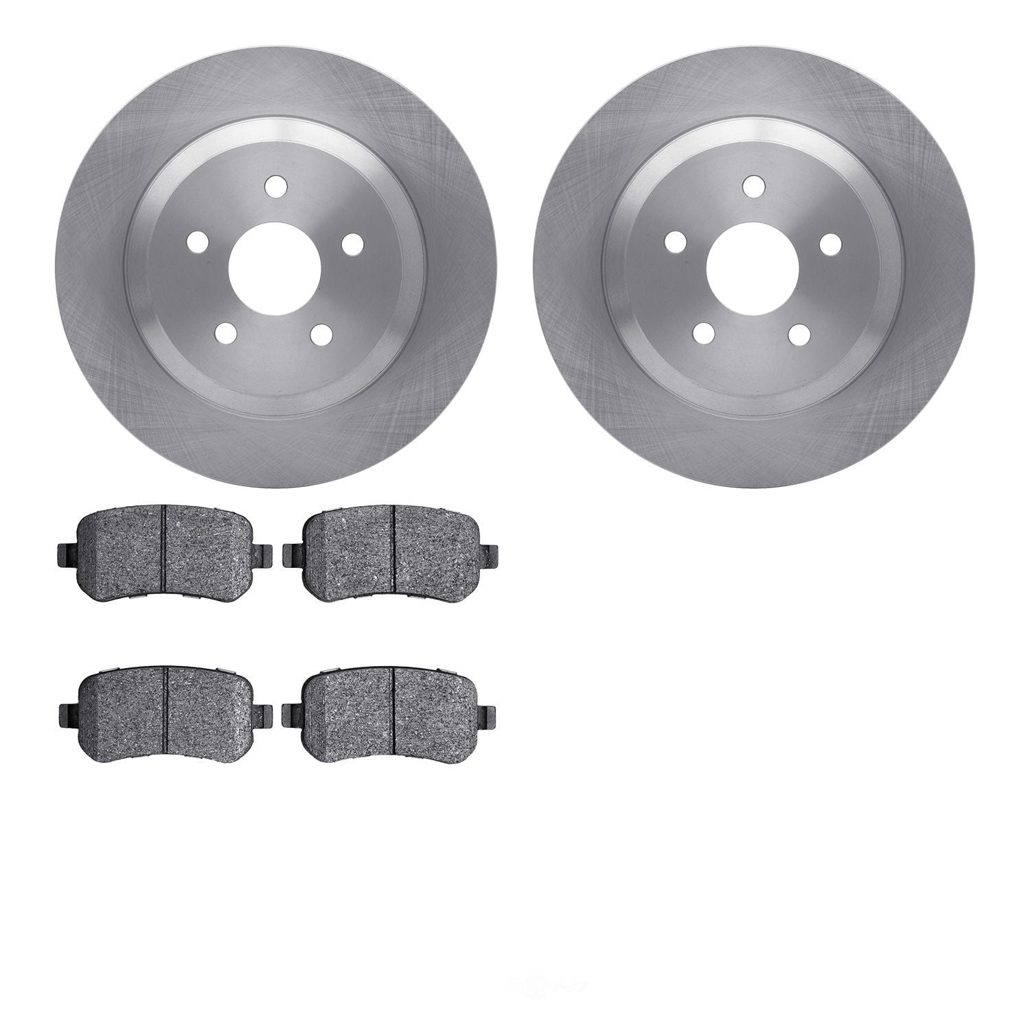 Dynamic Friction Company 6502-99176 DFC Brake Rotor with 5000 Advanced Brake Pads