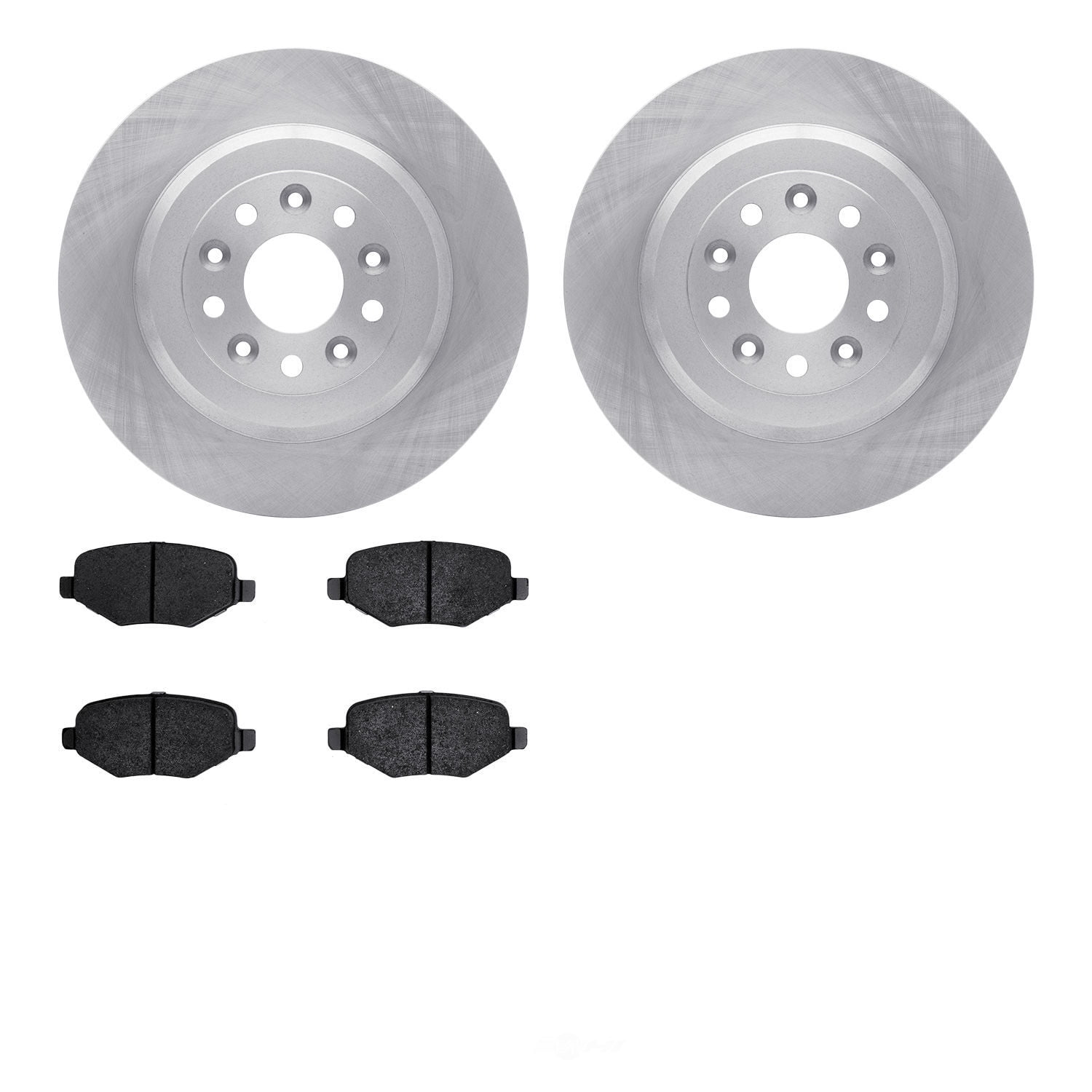 Dynamic Friction Company 6502-99181 DFC Brake Rotor with 5000 Advanced Brake Pads