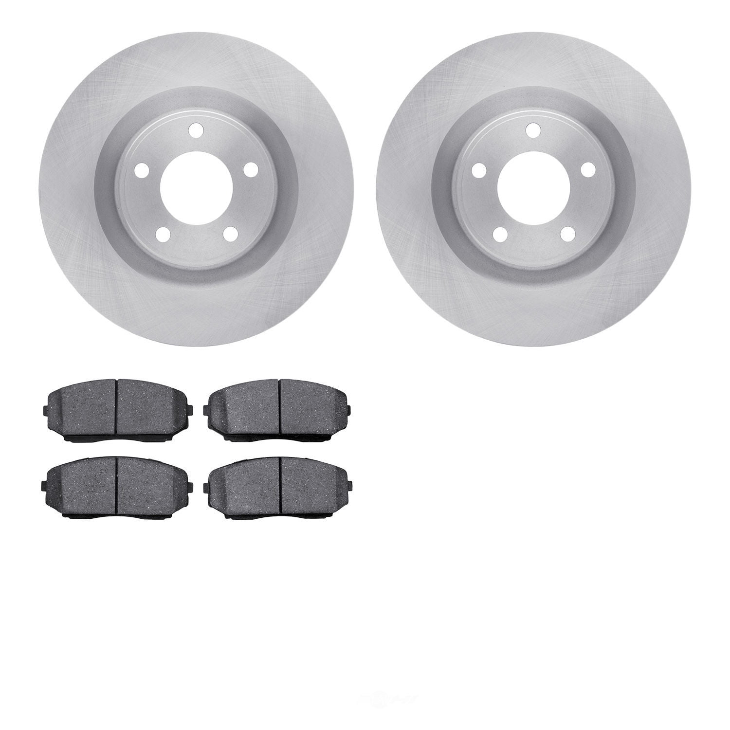 Dynamic Friction Company 6502-99188 DFC Brake Rotor with 5000 Advanced Brake Pads