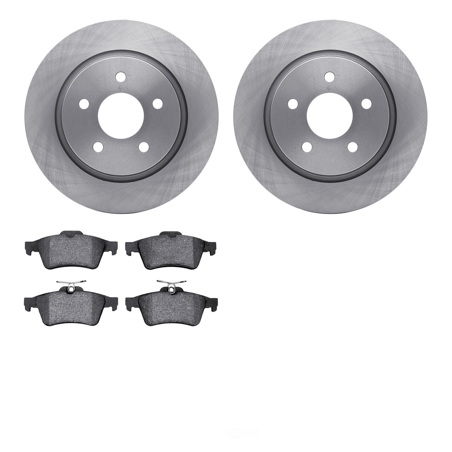 Dynamic Friction Company 6502-99206 DFC Brake Rotor with 5000 Advanced Brake Pads
