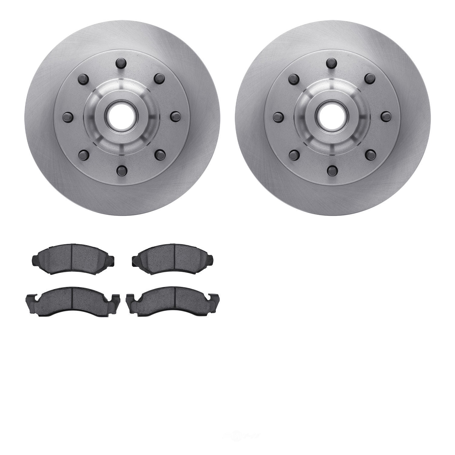 Dynamic Friction Company 6502-99233 DFC Brake Rotor with 5000 Advanced Brake Pads