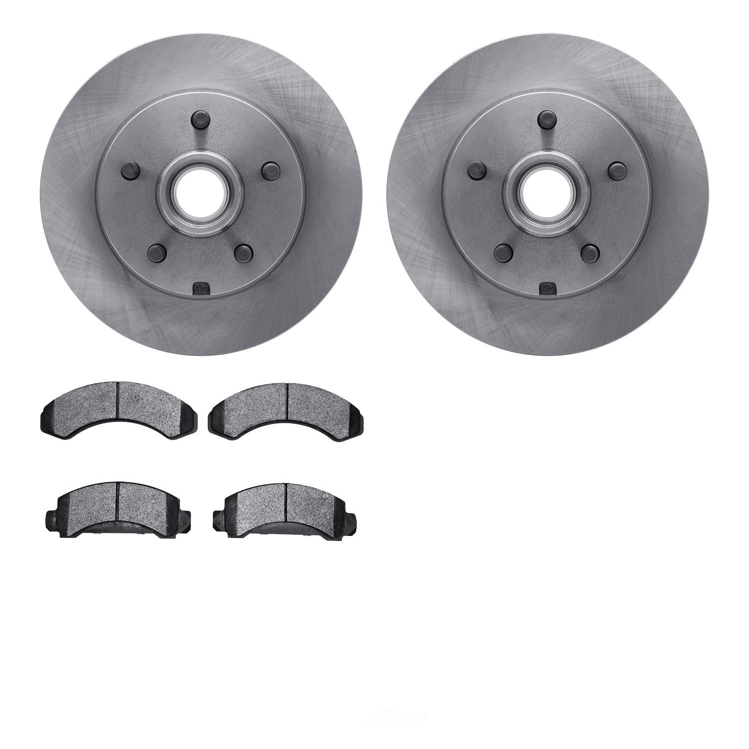 Dynamic Friction Company 6502-99266 DFC Brake Rotor with 5000 Advanced Brake Pads