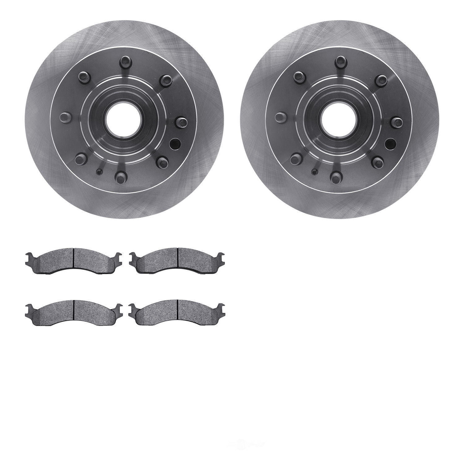 Dynamic Friction Company 6502-99318 DFC Brake Rotor with 5000 Advanced Brake Pads