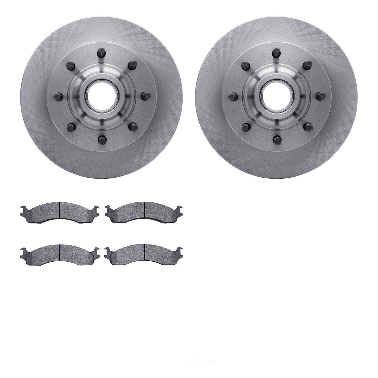 Dynamic Friction Company 6502-99333 DFC Brake Rotor with 5000 Advanced Brake Pads